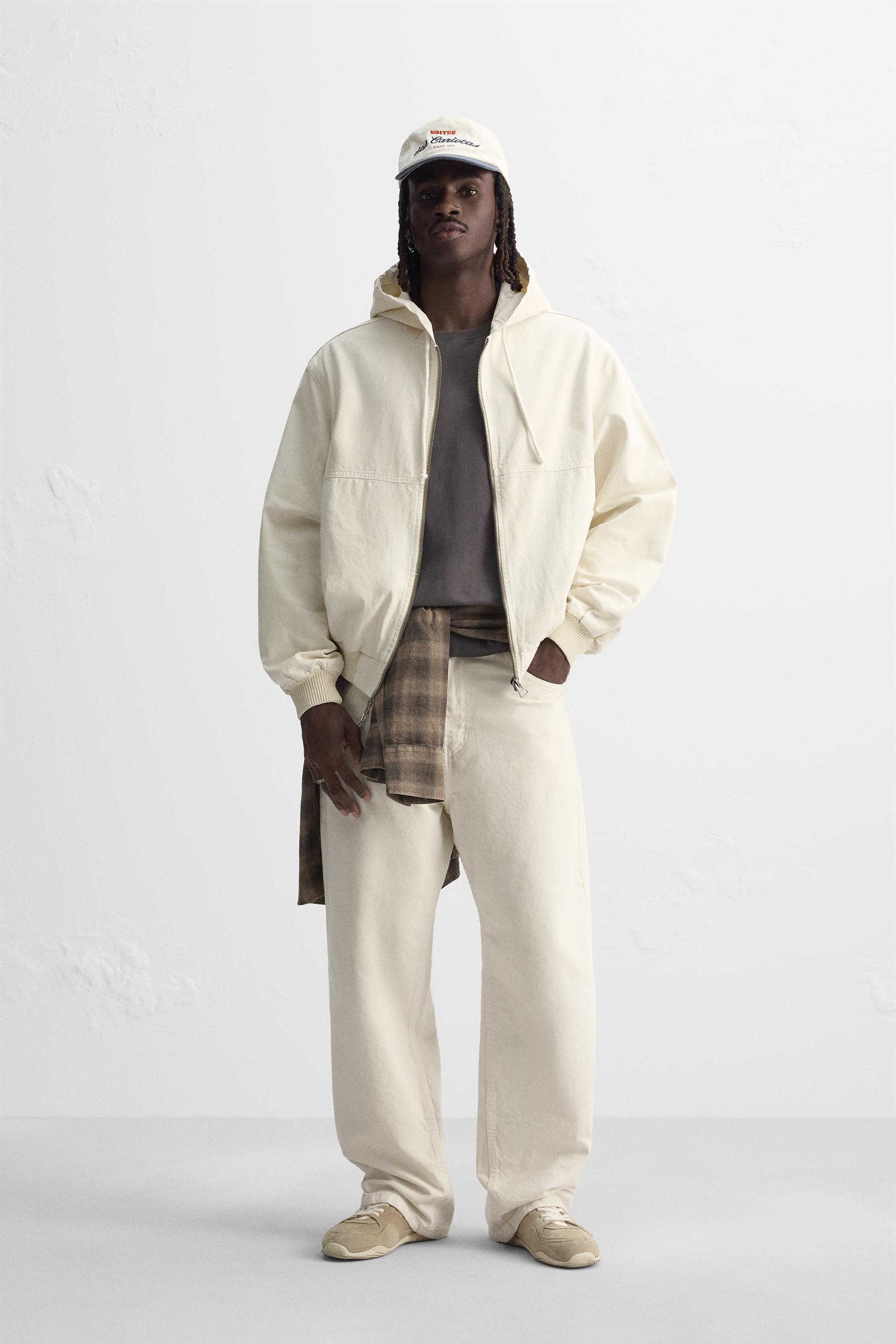 Zara WASHED HOODED JACKET | Yorkdale Mall Zara WASHED HOODED JACKET | Yorkdale Mall