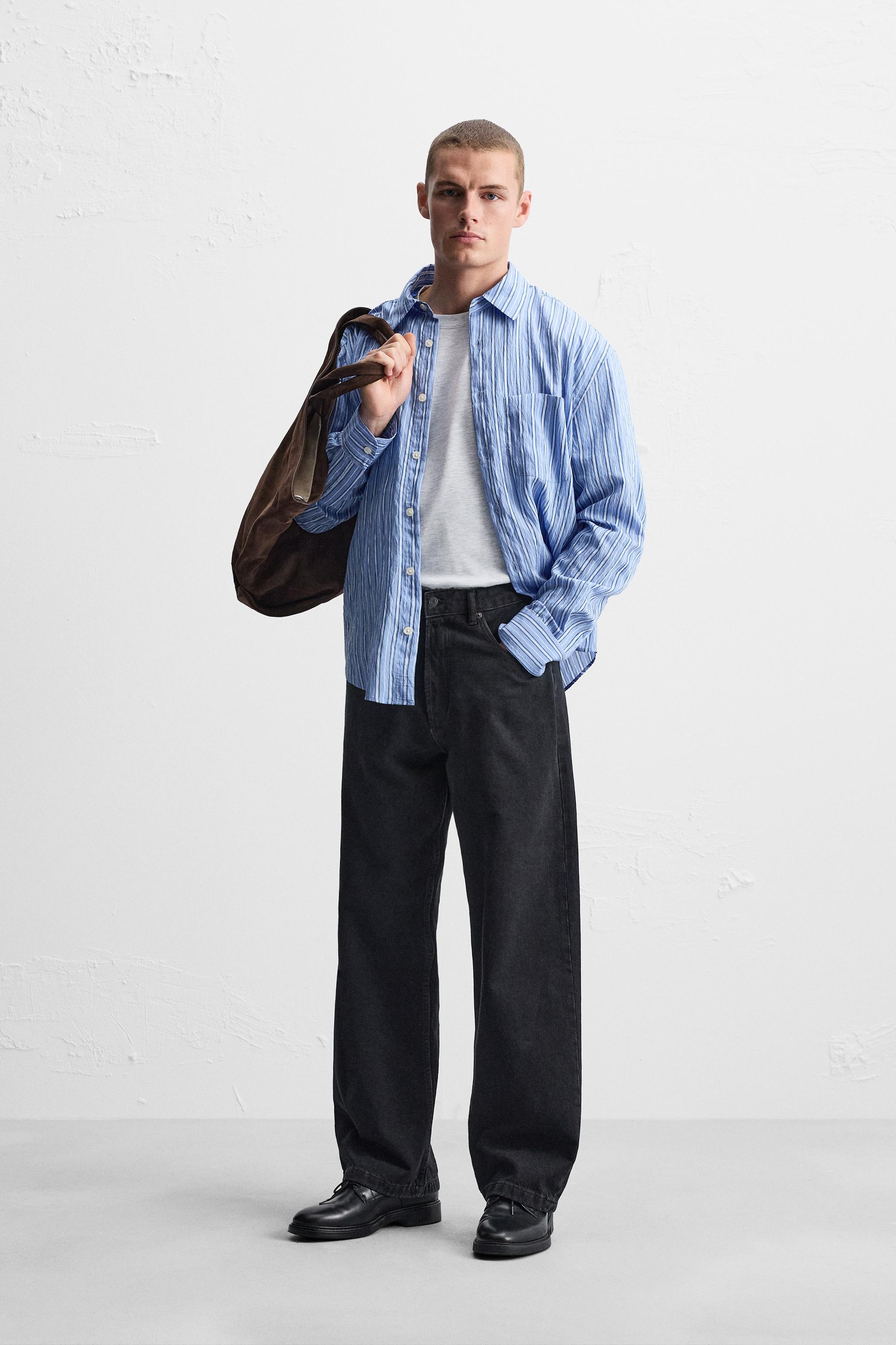CONTRAST STRIPE SHIRT