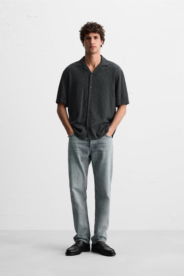 GEOMETRIC JACQUARD SHIRT