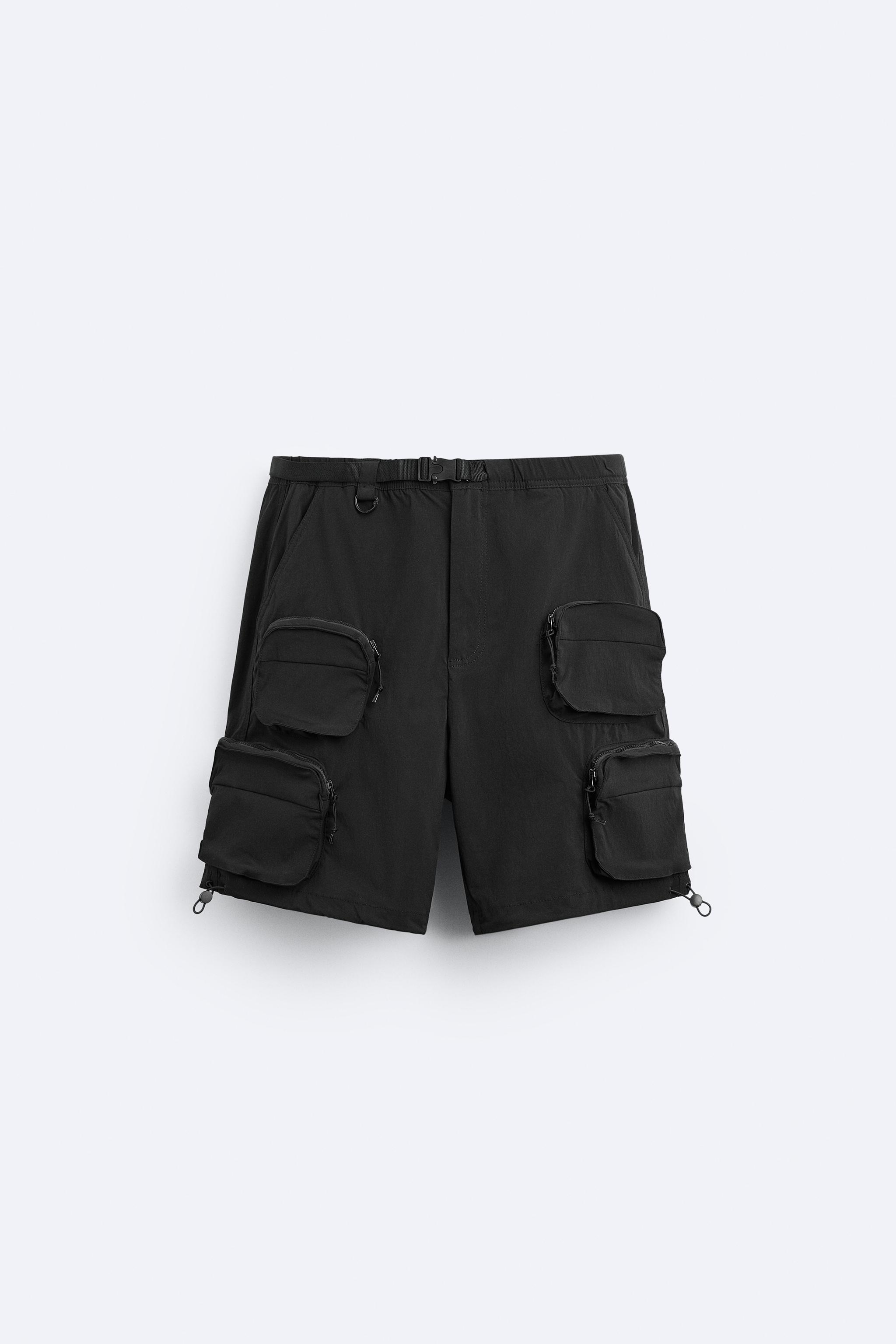 NEIGHBORHOOD WIDE CARGO SHORTS BLACK