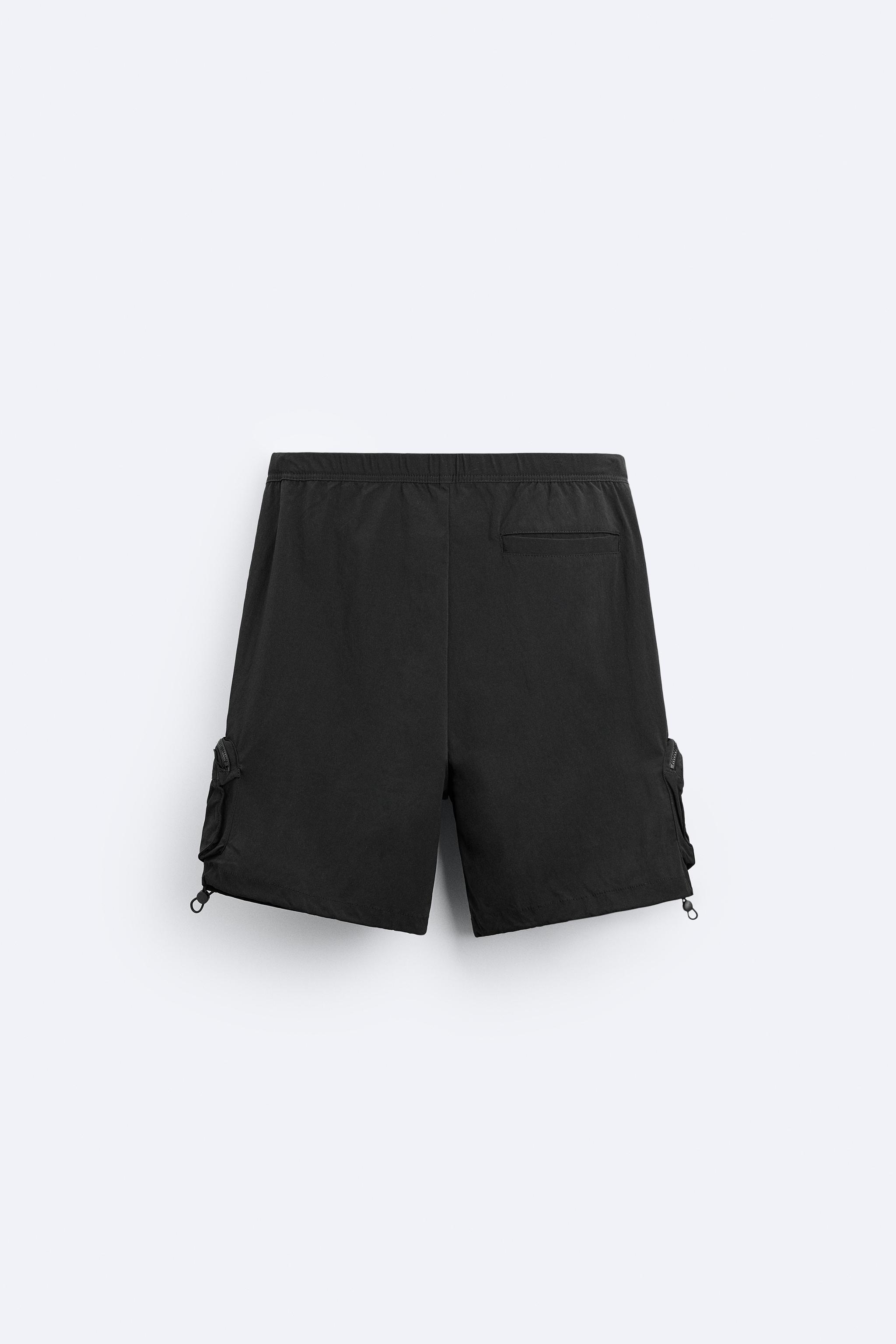 Zara TECHNICAL CARGO SHORTS | Yorkdale Mall