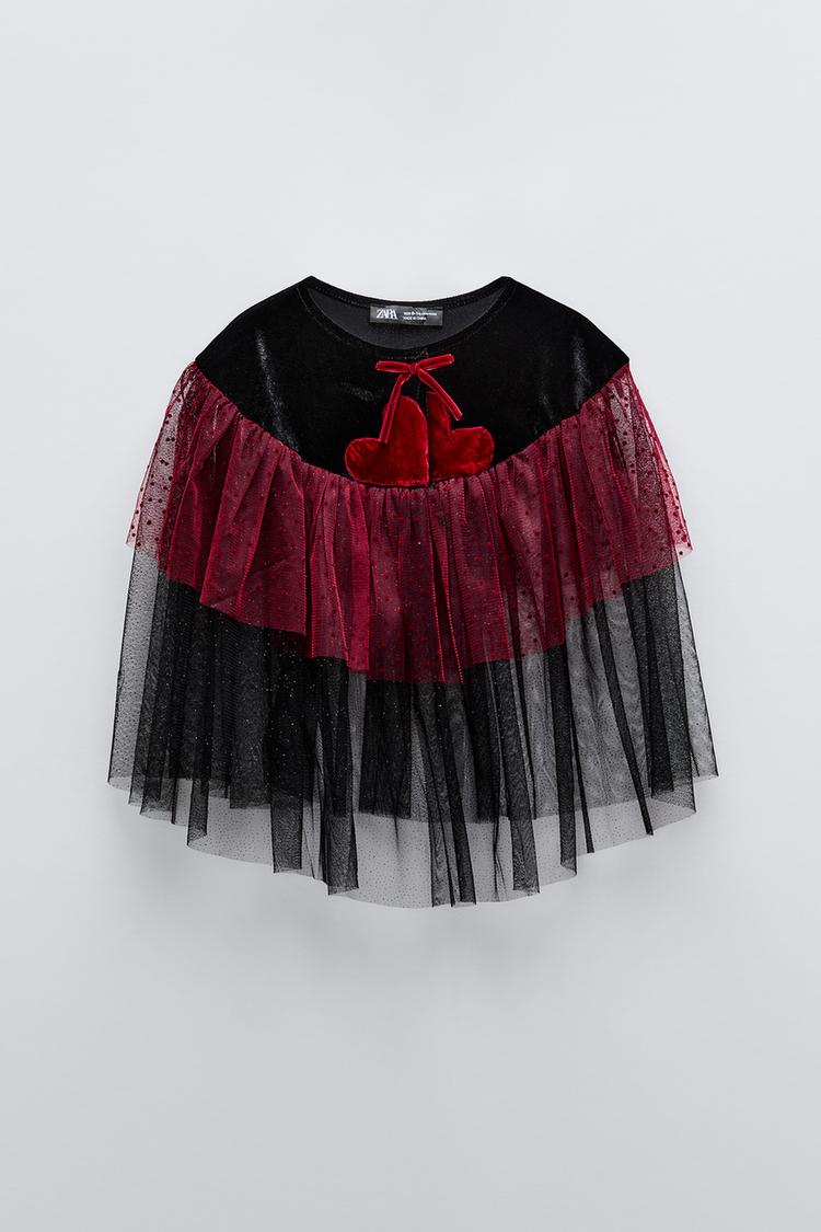 QUEEN OF HEARTS COSTUME CAPE