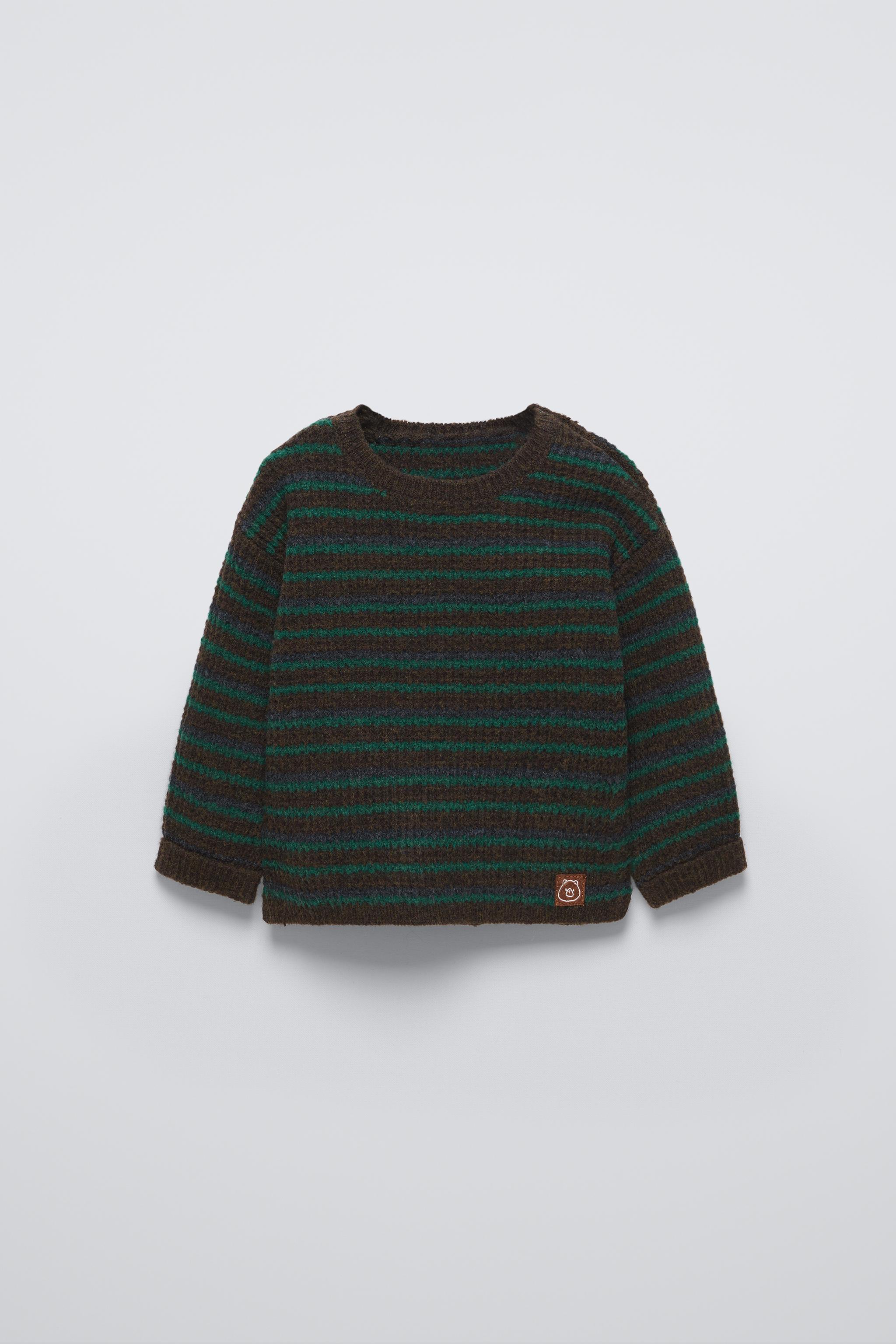 STRIPED KNIT SWEATER