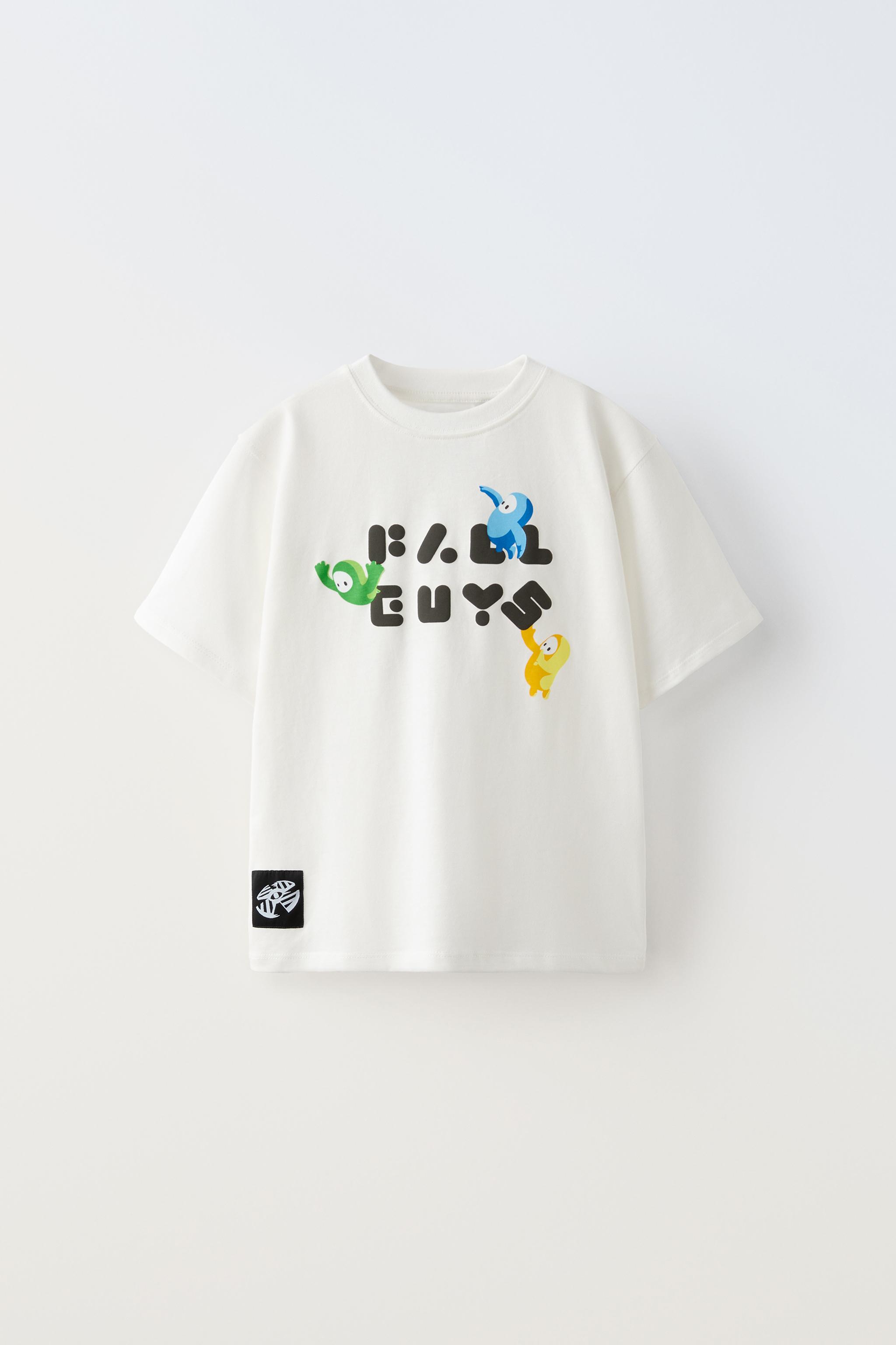 Zara TEXTURED FALL GUYS © T-SHIRT | Square One