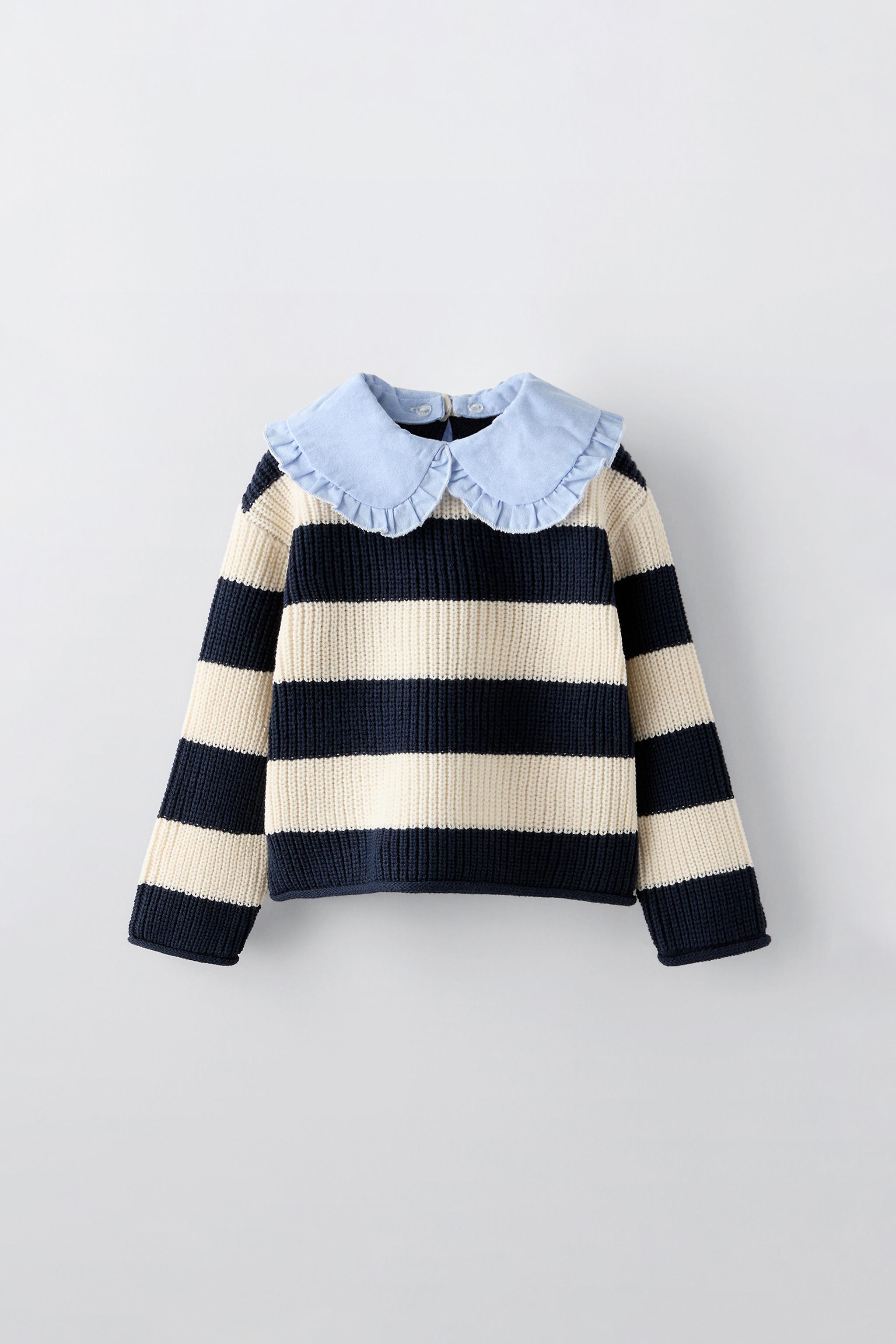 Zara DETACHABLE COLLAR KNIT SWEATER | Yorkdale Mall
