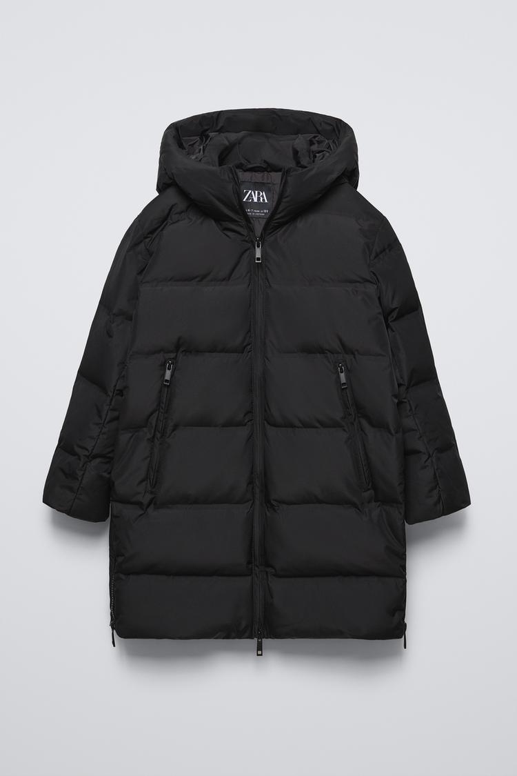 LONG FEATHER DOWN PUFFER JACKET
