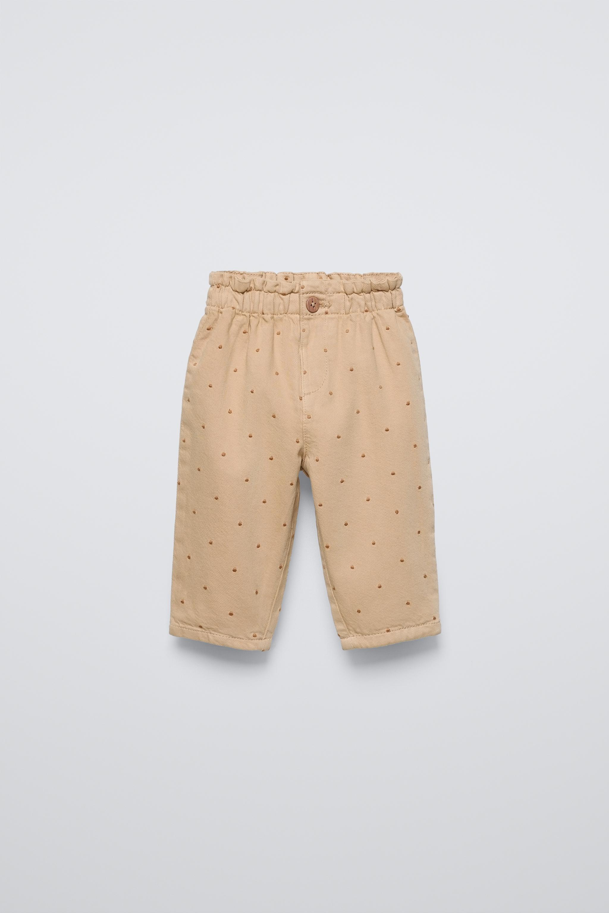 TWILL POLKA DOT PANTS