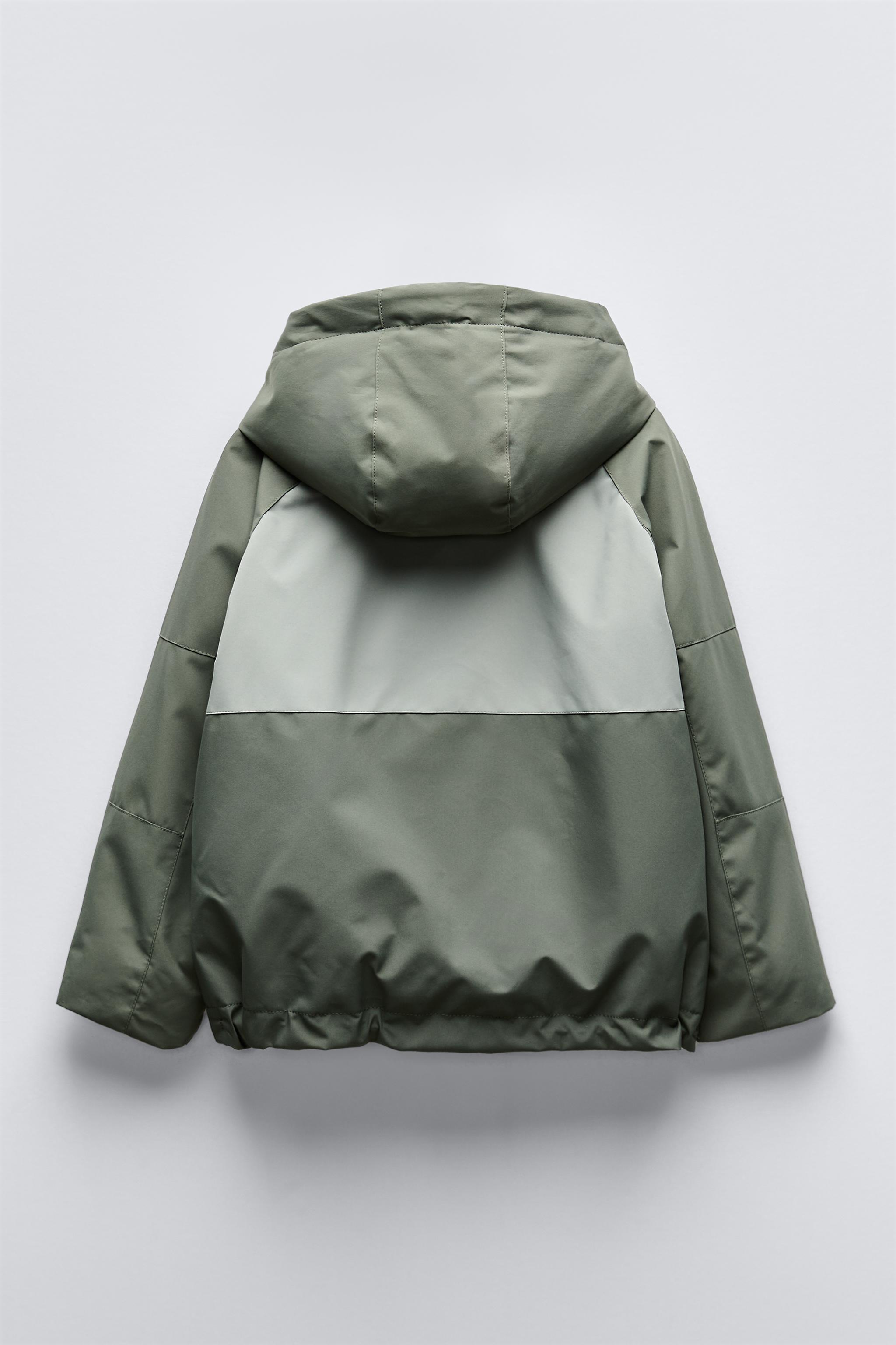 Zara BLOCK COLOR RAINCOAT Yorkdale Mall