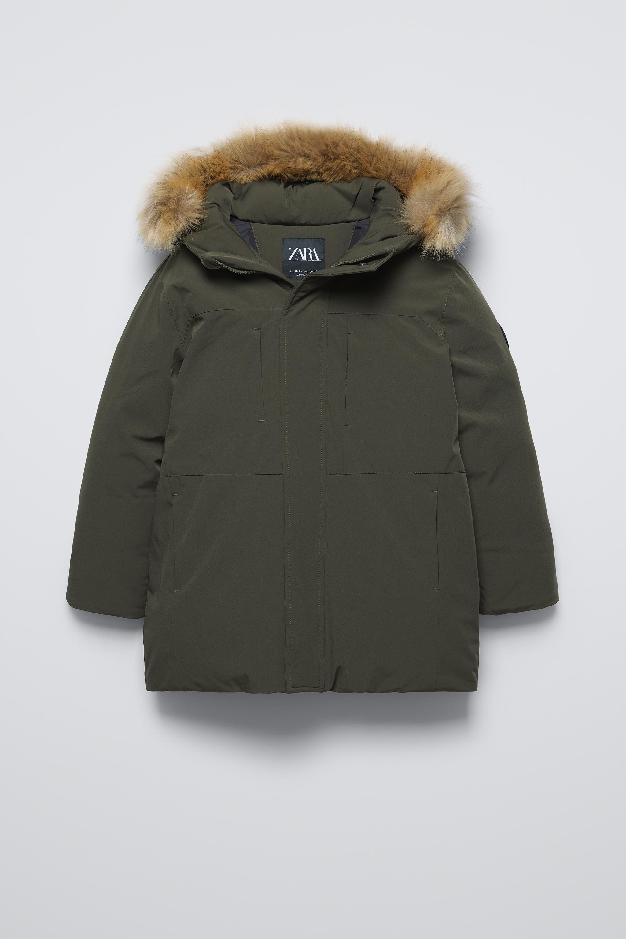 Zara WATER REPELLENT LONG DOWN PUFFER PARKA | Yorkdale Mall