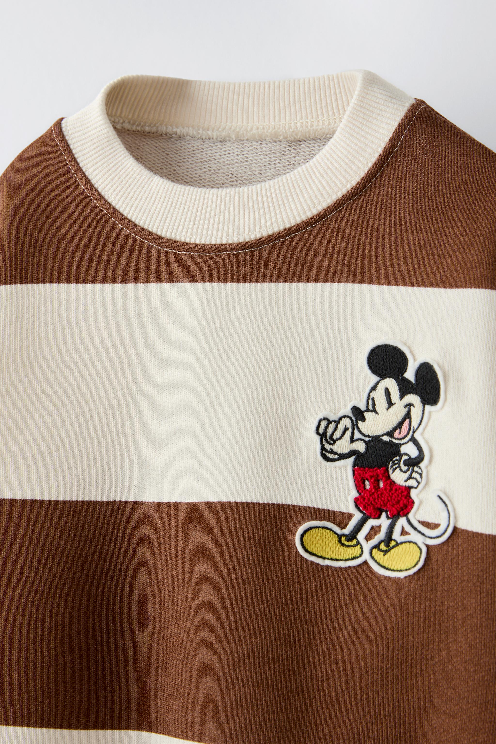 Zara STRIPED MICKEY MOUSE © DISNEY SWEATSHIRT | Yorkdale Mall