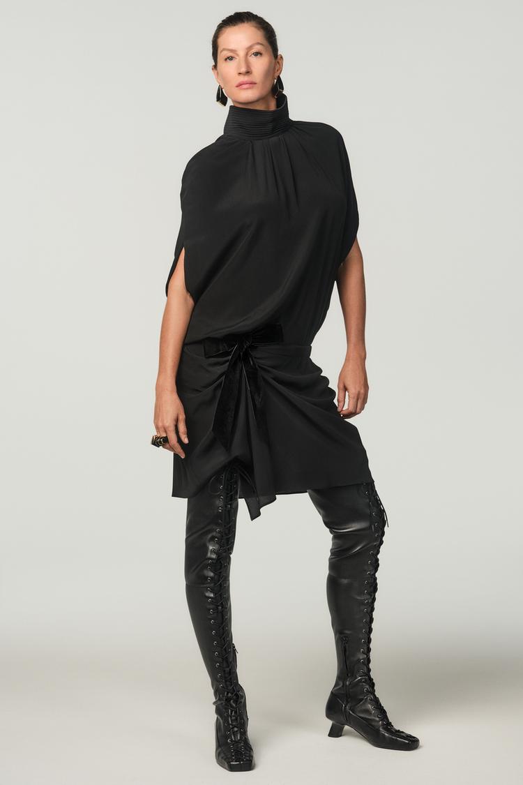 LACE-UP LEATHER HEELED BOOTS X STEFANO PILATI