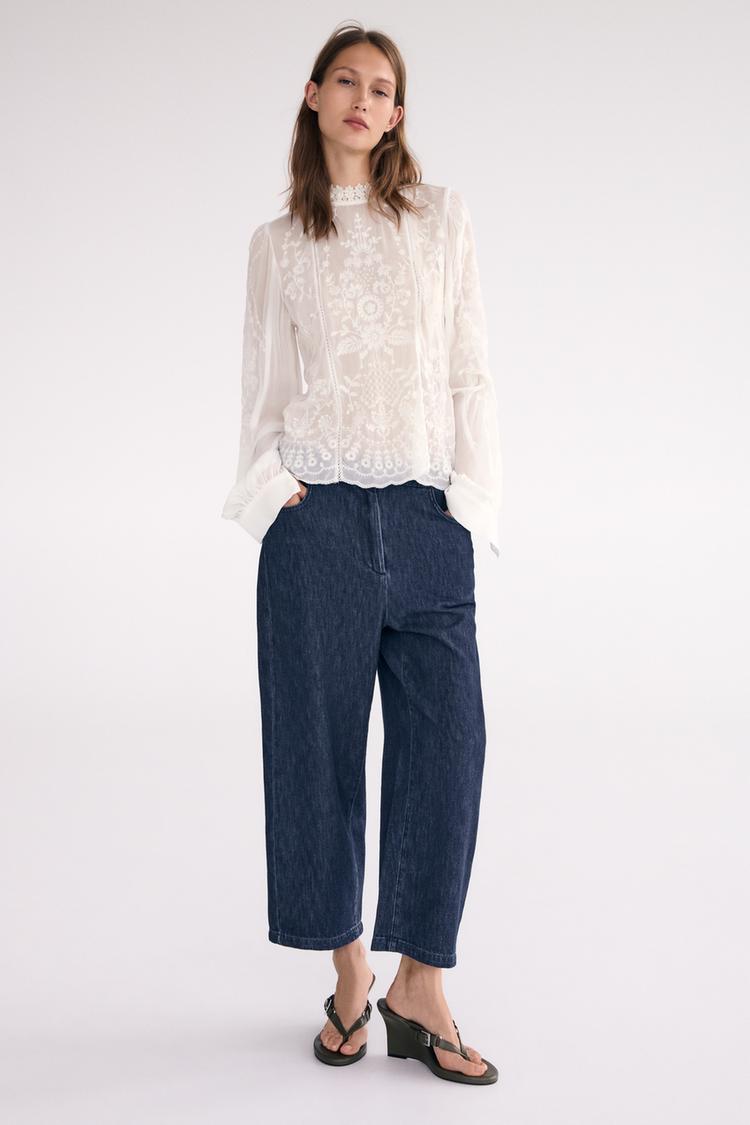 ZW COLLECTION EMBROIDERED BLOUSE