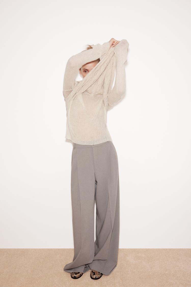 KNIT SWEATER WITH VEST