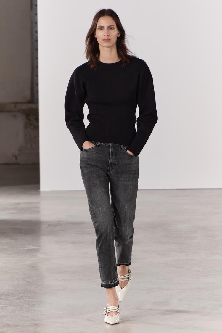 ZW LOOSE MID WAIST SLIM JEANS