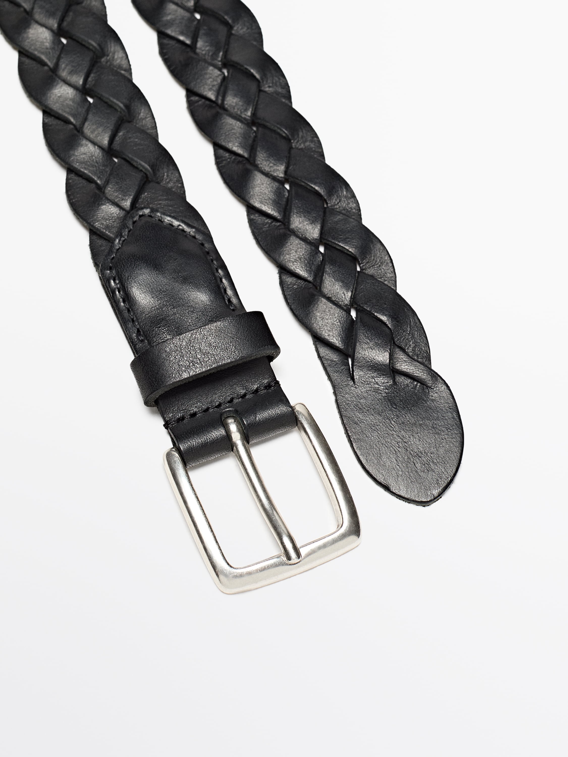 Braided leather belt - Limited Edition
