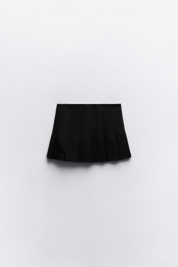 BOX PLEAT MINI SKIRT
