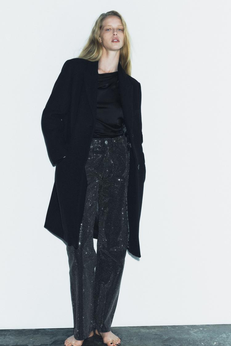 WOOL MENSWEAR-STYLE COAT ZW COLLECTION