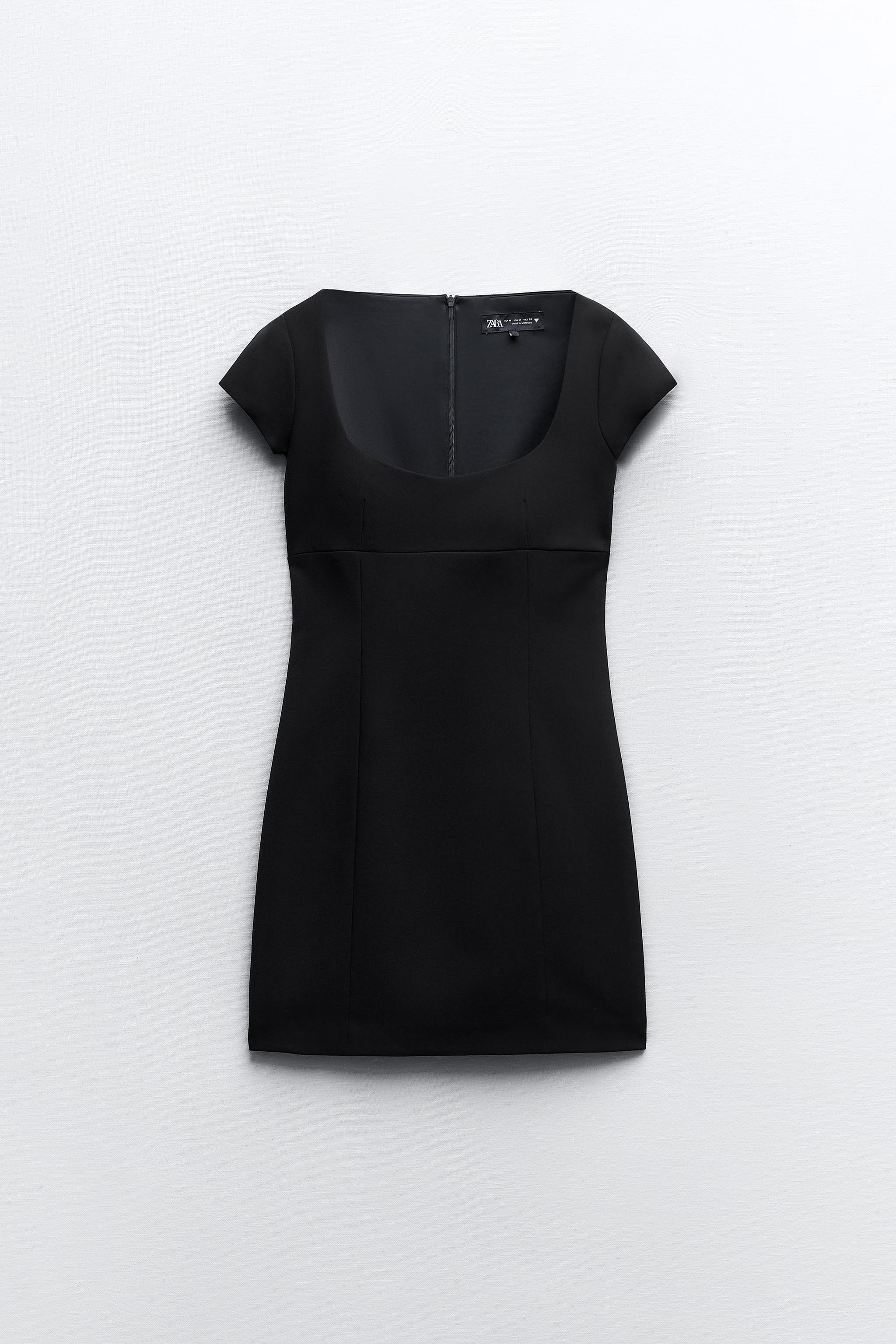 zara short fitted dress