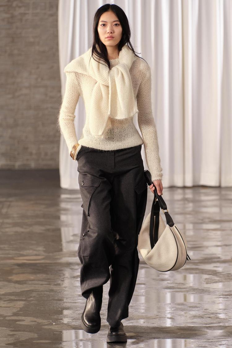 WOOL CARGO PANTS ZW COLLECTION