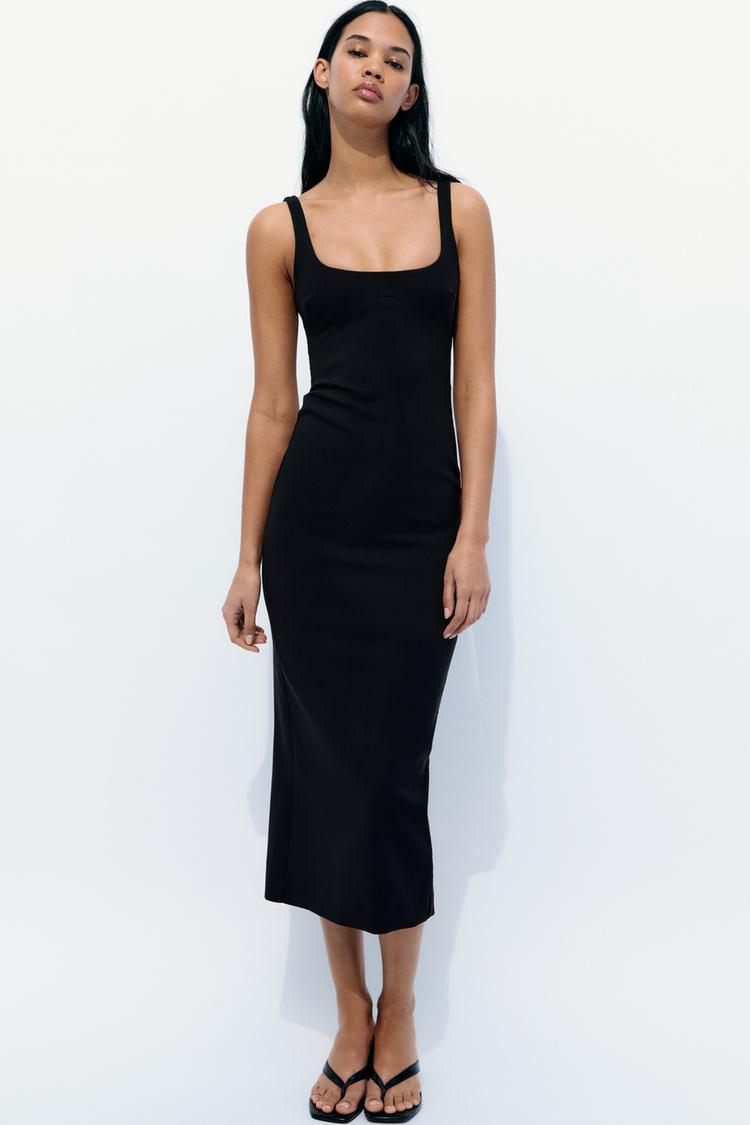 MID-LENGTH TAILORED DRESS - Zara product image