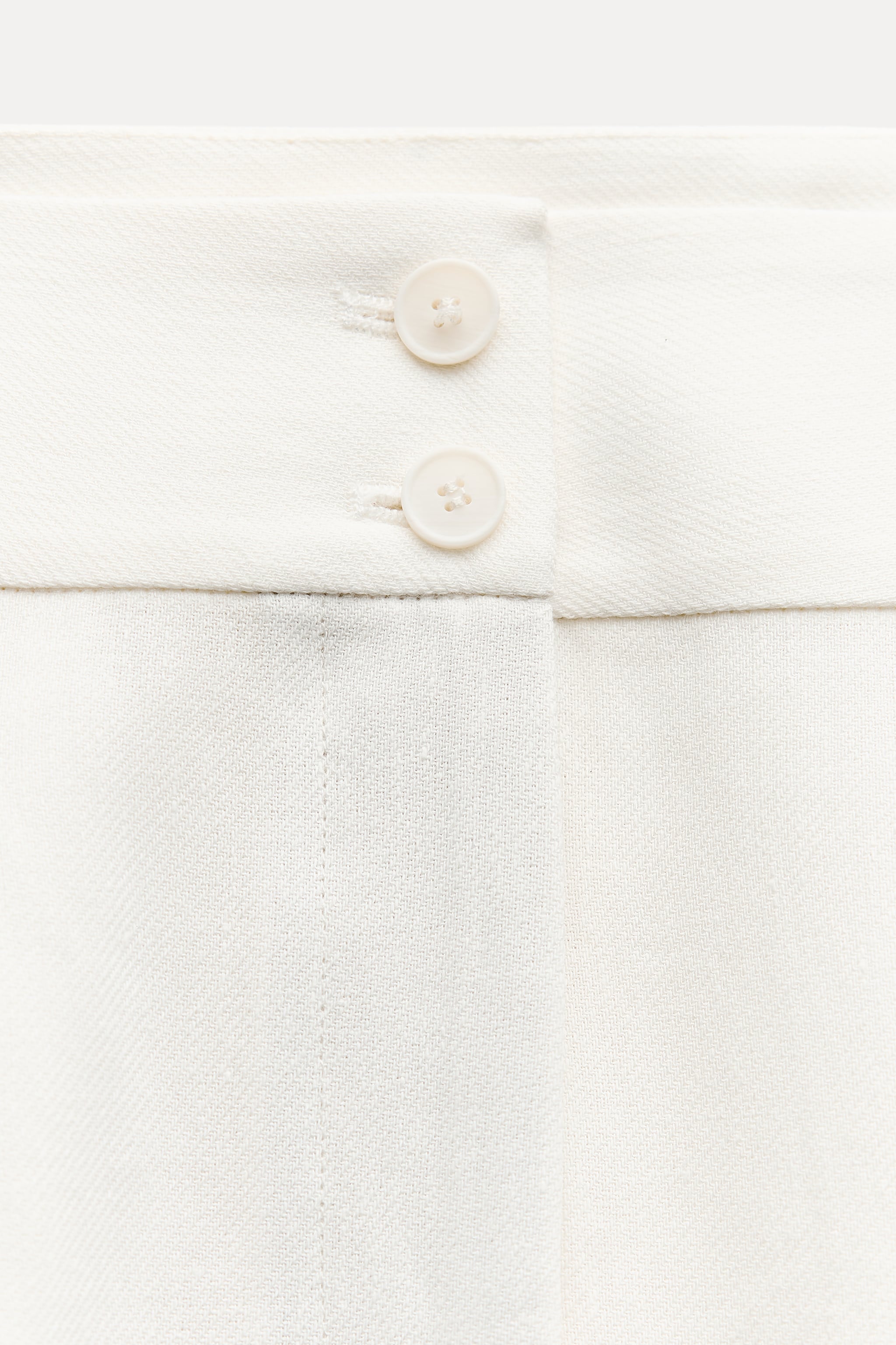 LINEN BLEND PLEATED PANTS ZW COLLECTION