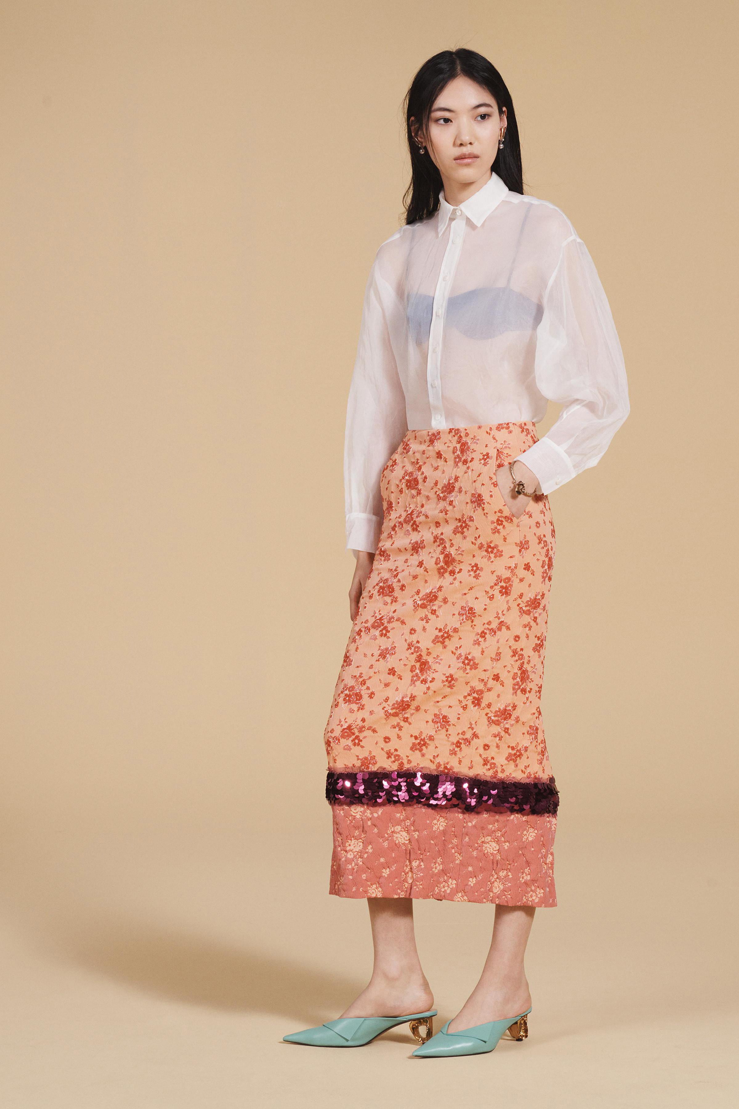 SEQUIN JACQUARD SKIRT LIMITED EDITION