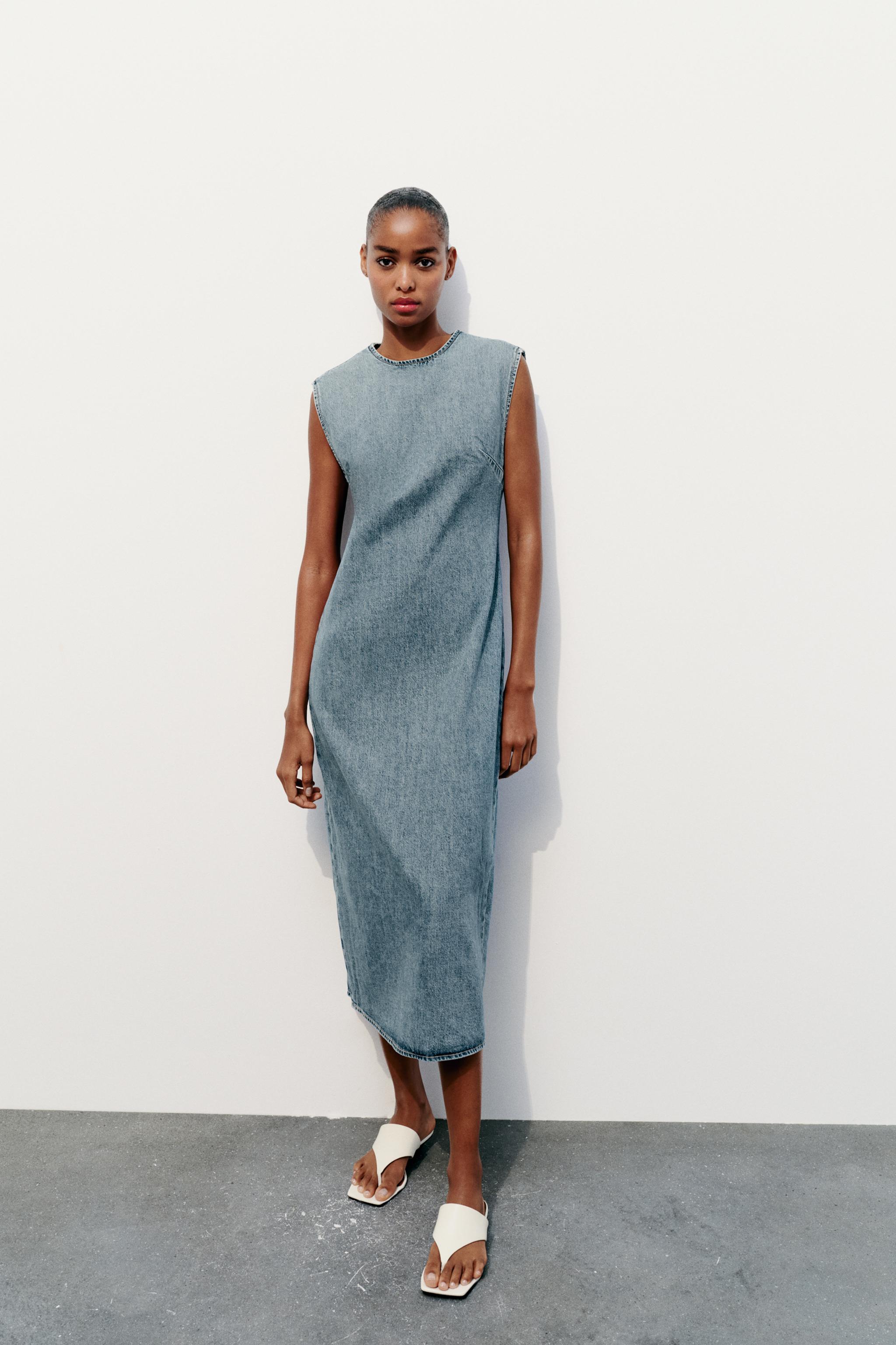 Compare TRF DENIM MIDI DRESS | Mall of America Compare TRF DENIM MIDI DRESS | Mall of America