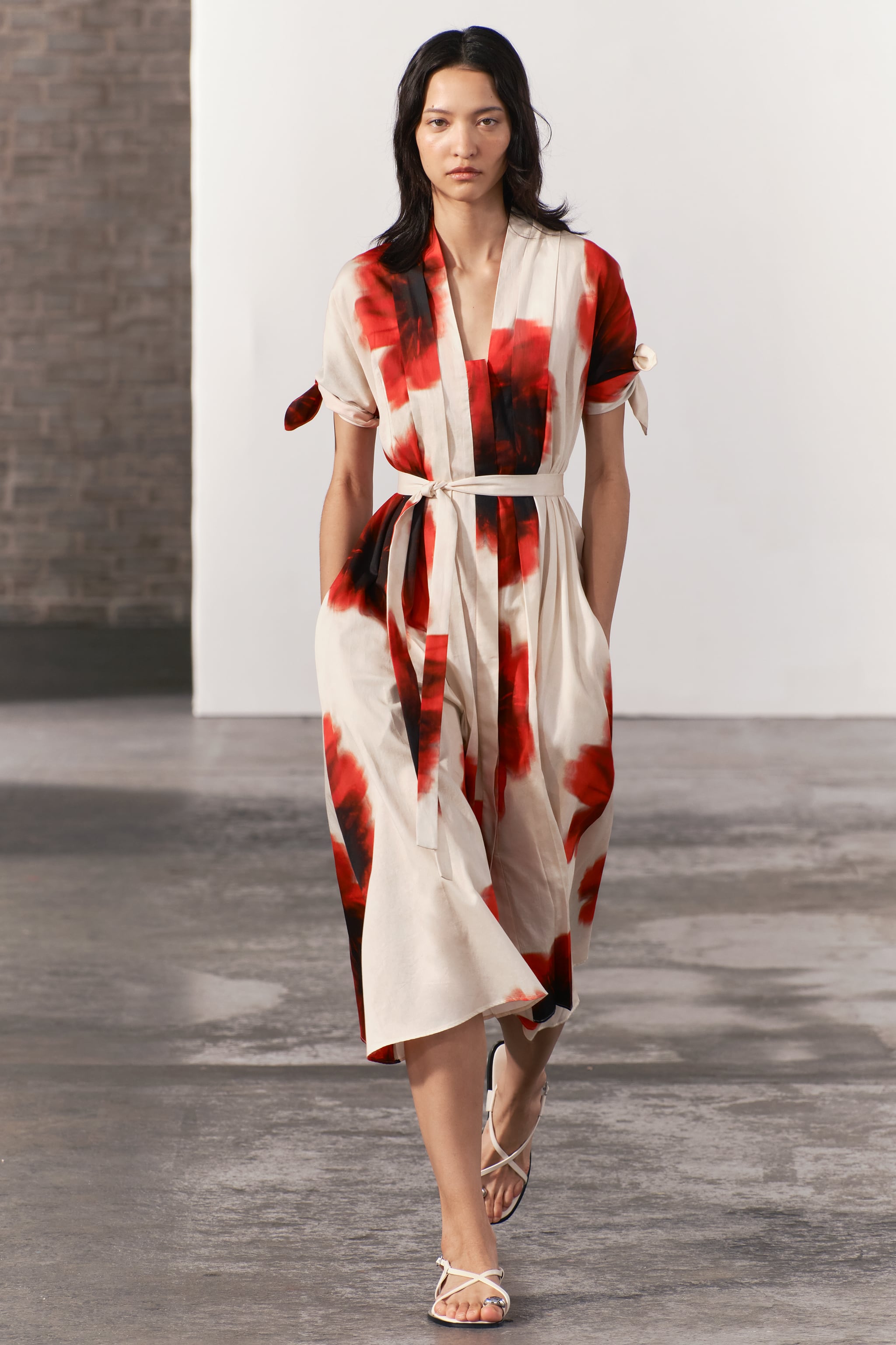 PRINTED SHIRT DRESS ZW COLLECTION