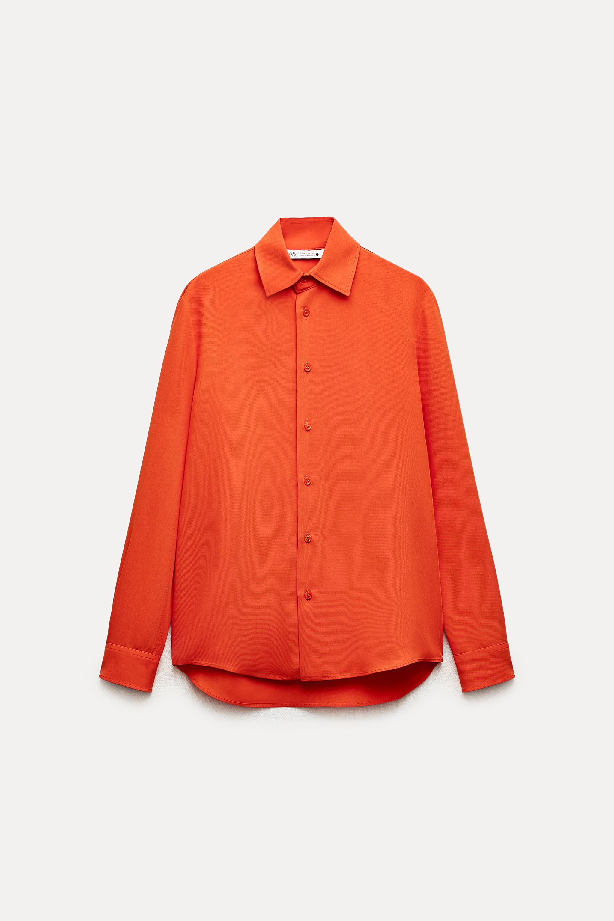 SATIN EFFECT SHIRT ZW COLLECTION