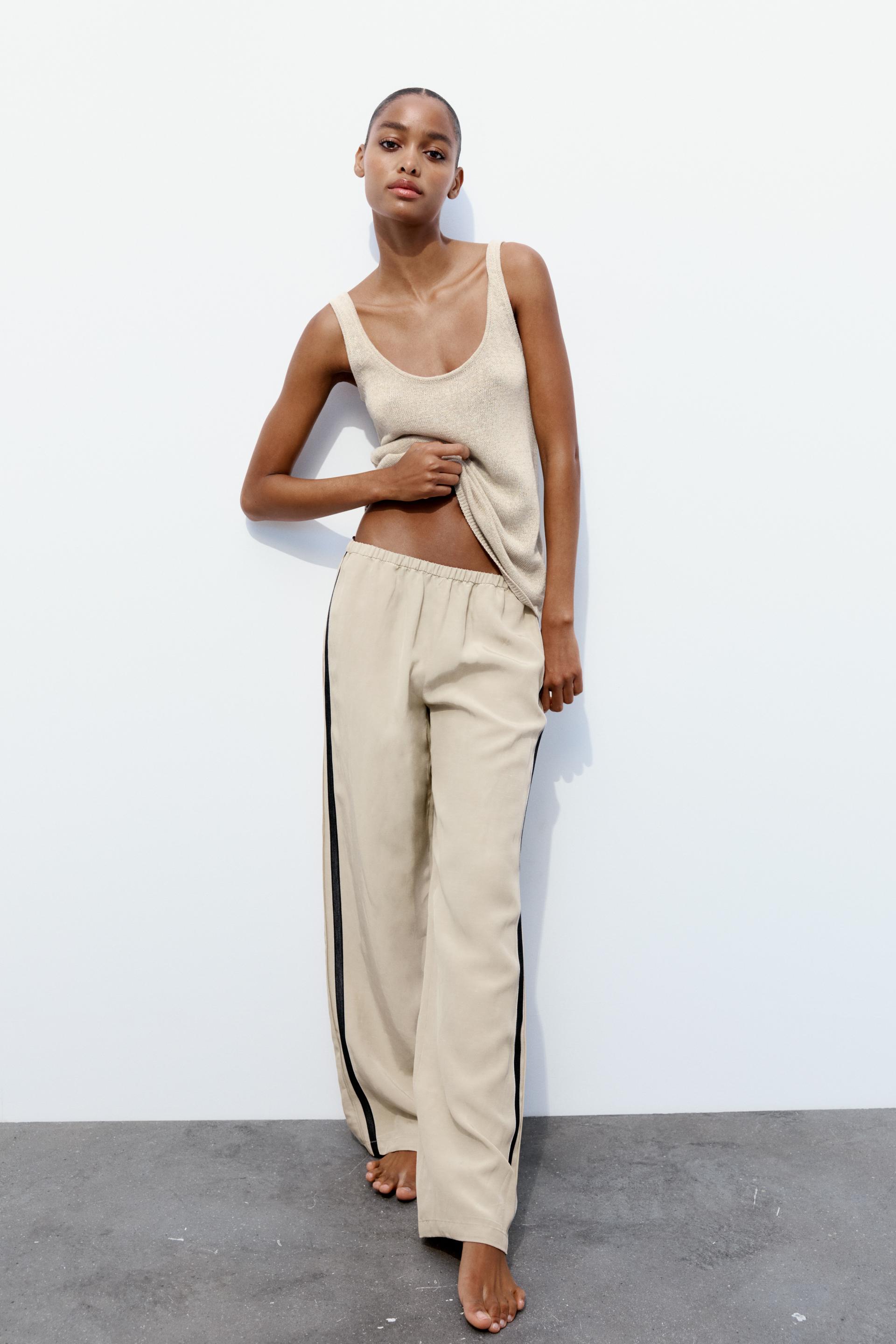 Zara Raglan Top Zara Plain Knit Top International Shipping