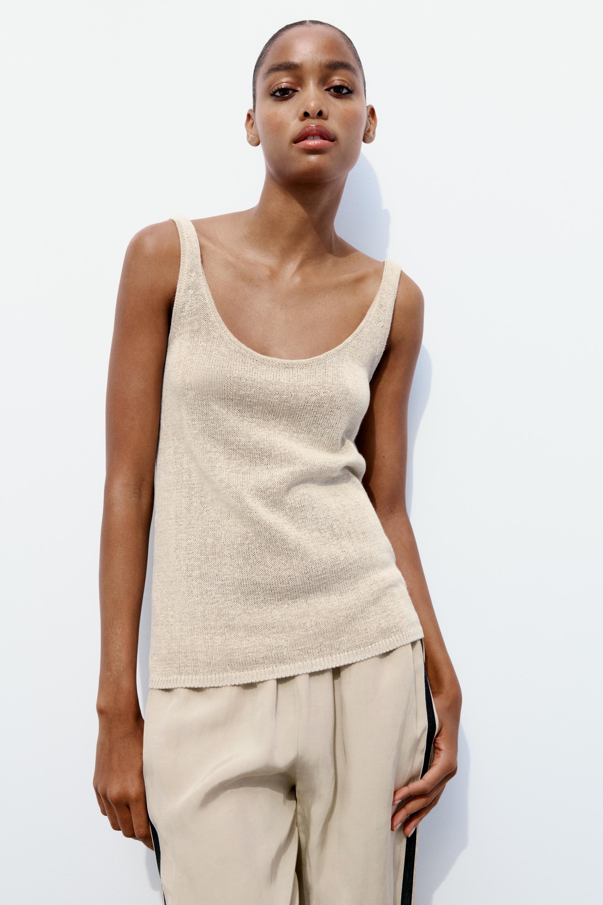 Zara Raglan Top Zara Plain Knit Top International Shipping