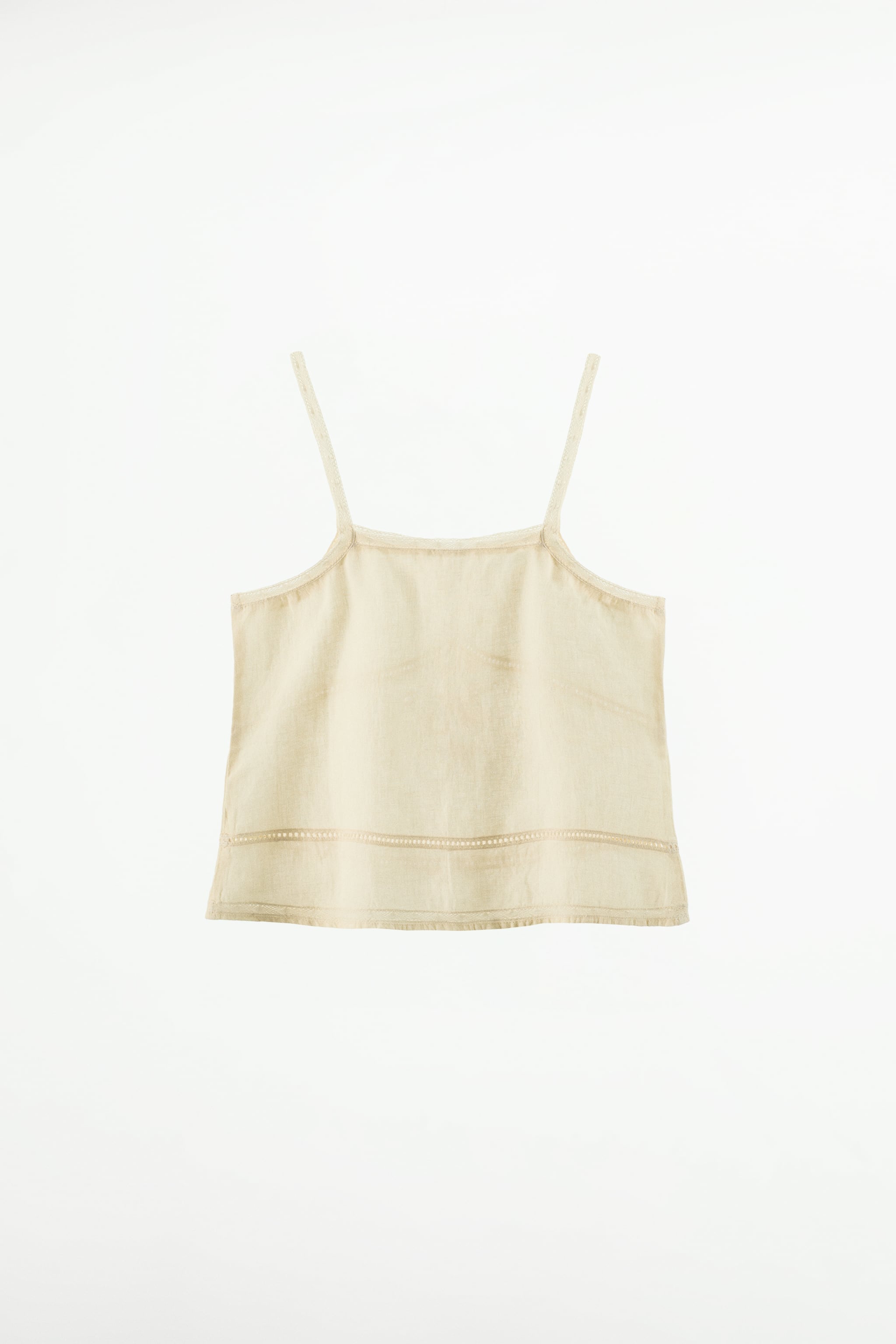 EMBROIDERED LINEN TOP