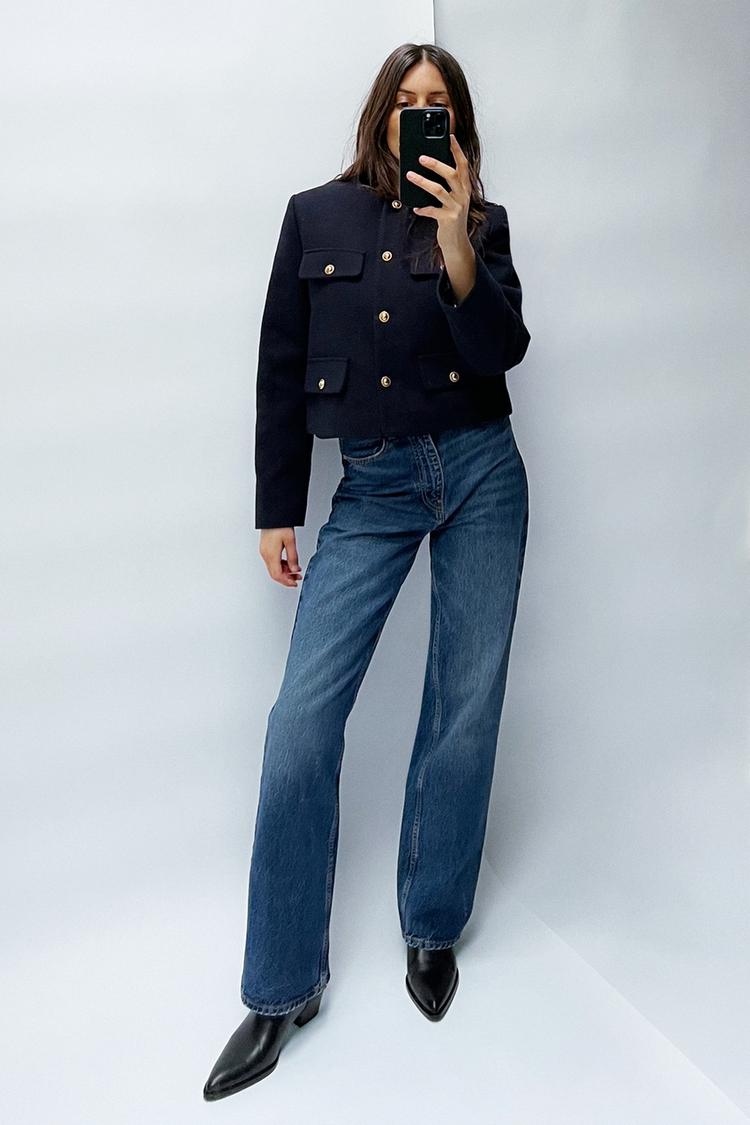 CROPPED FLAP JACKET