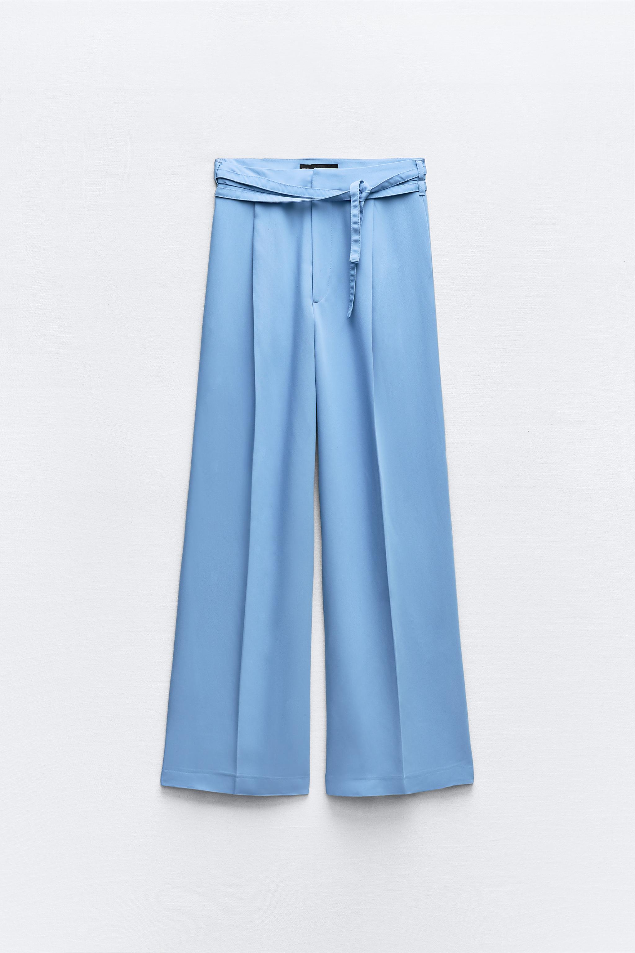Zara DOUBLE BELT TIED PANTS | Mall of America®