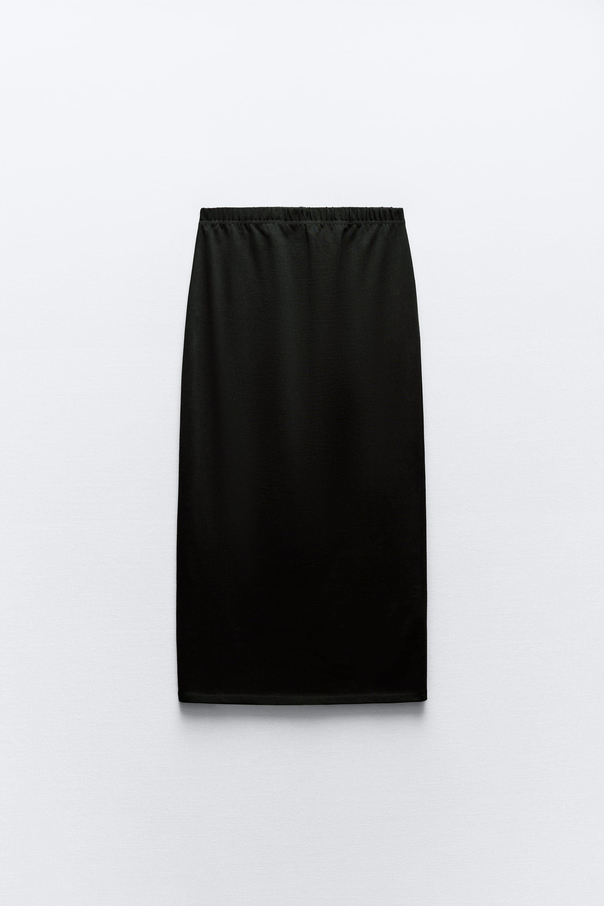 WASHED EFFECT LONG HEAVY COTTON SKIRT
