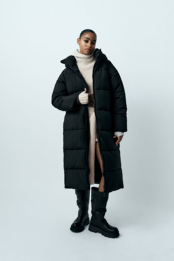 WATER AND WIND PROTECTION PUFFER ANORAK - Black | ZARA United States