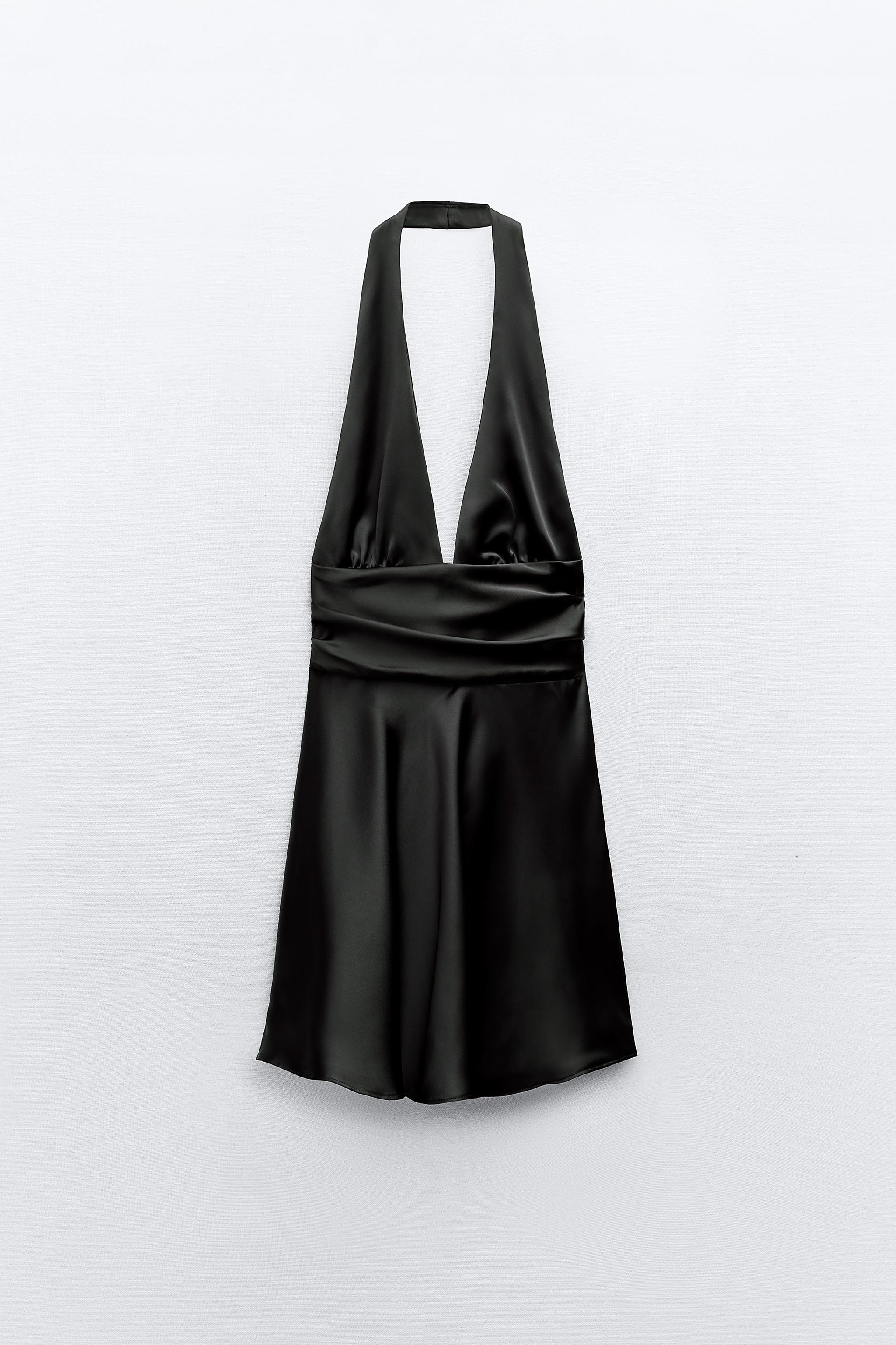 Compare SATIN EFFECT HALTER DRESS | Bayshore Shopping Centre Compare SATIN EFFECT HALTER DRESS | Bayshore Shopping Centre