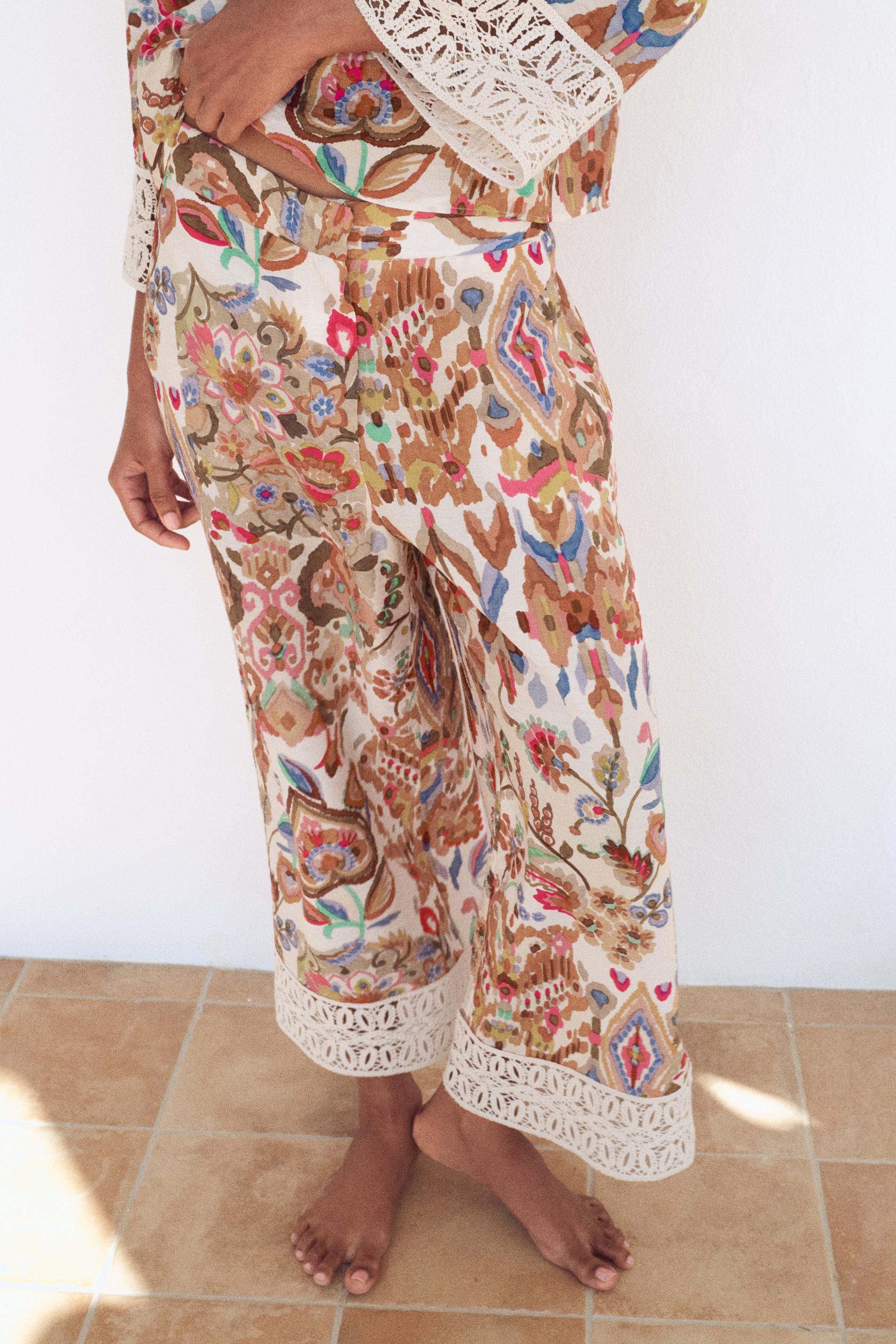 Zara Guipure Lace Culottes International Shipping zara-guipure-lace-culottes-international-shipping