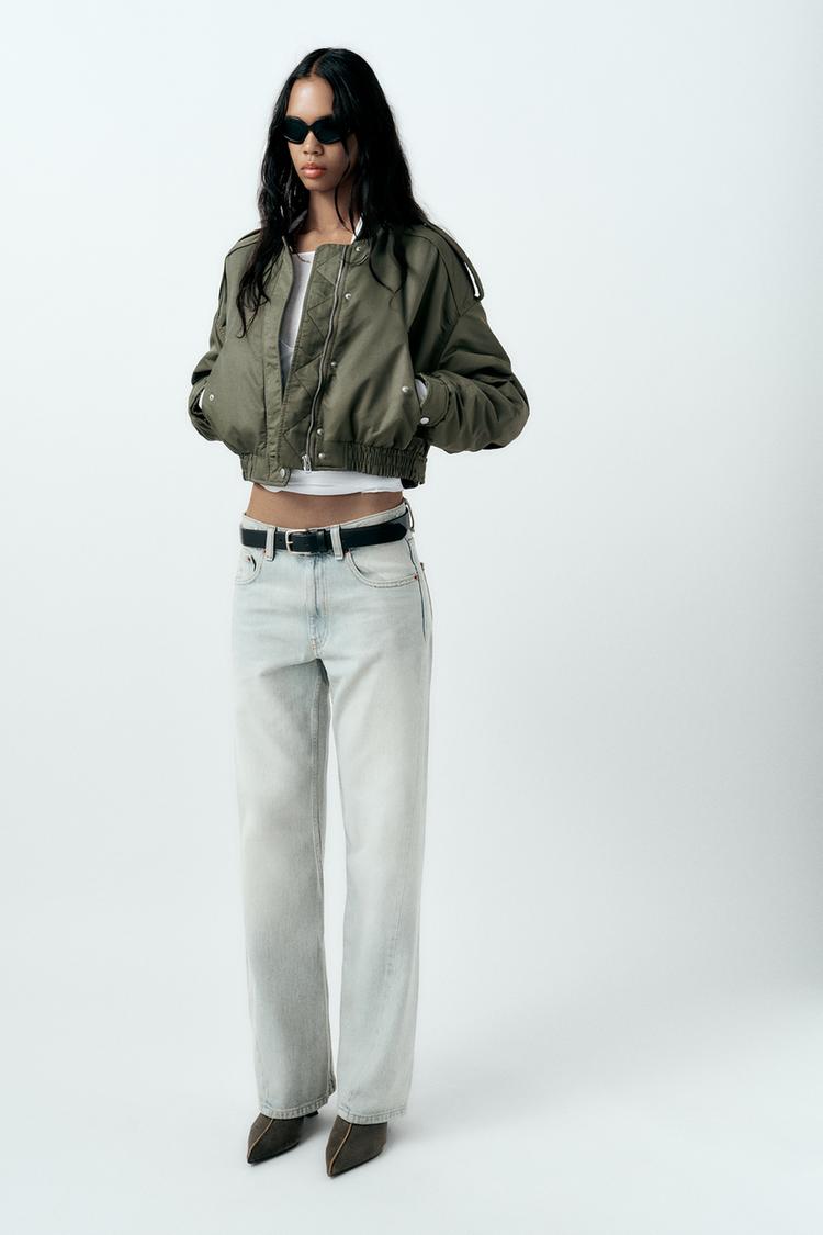 MID-RISE TRF BOOTCUT JEANS