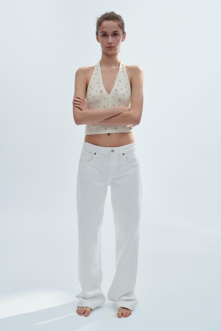 FULL LENGTH TRF MID-RISE WIDE LEG JEANS