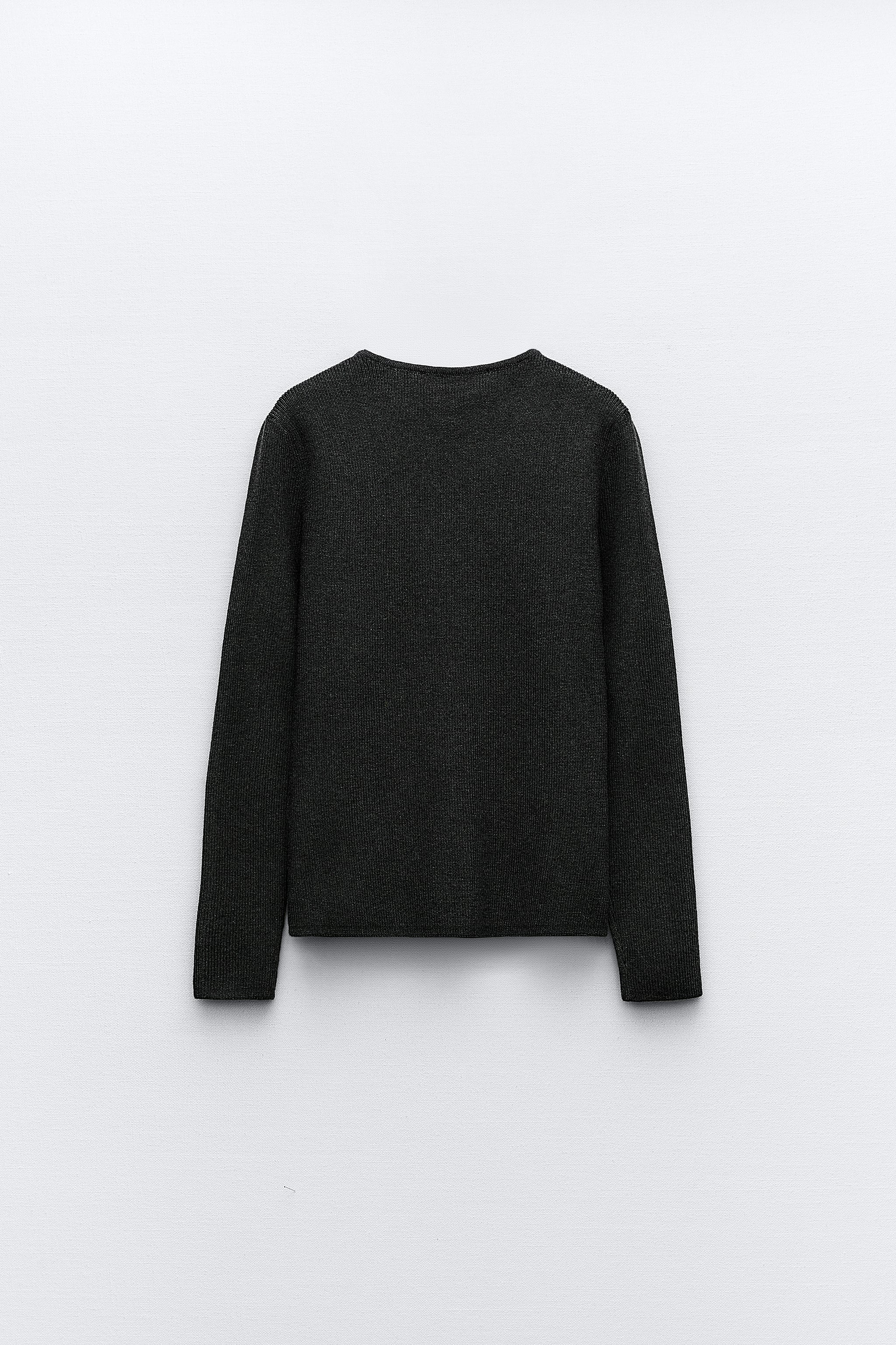 SIDE BUTTON KNIT SWEATER
