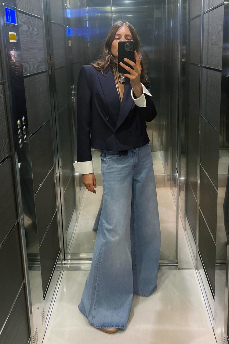 Z1975 HIGH RISE WIDE LEG JEANS