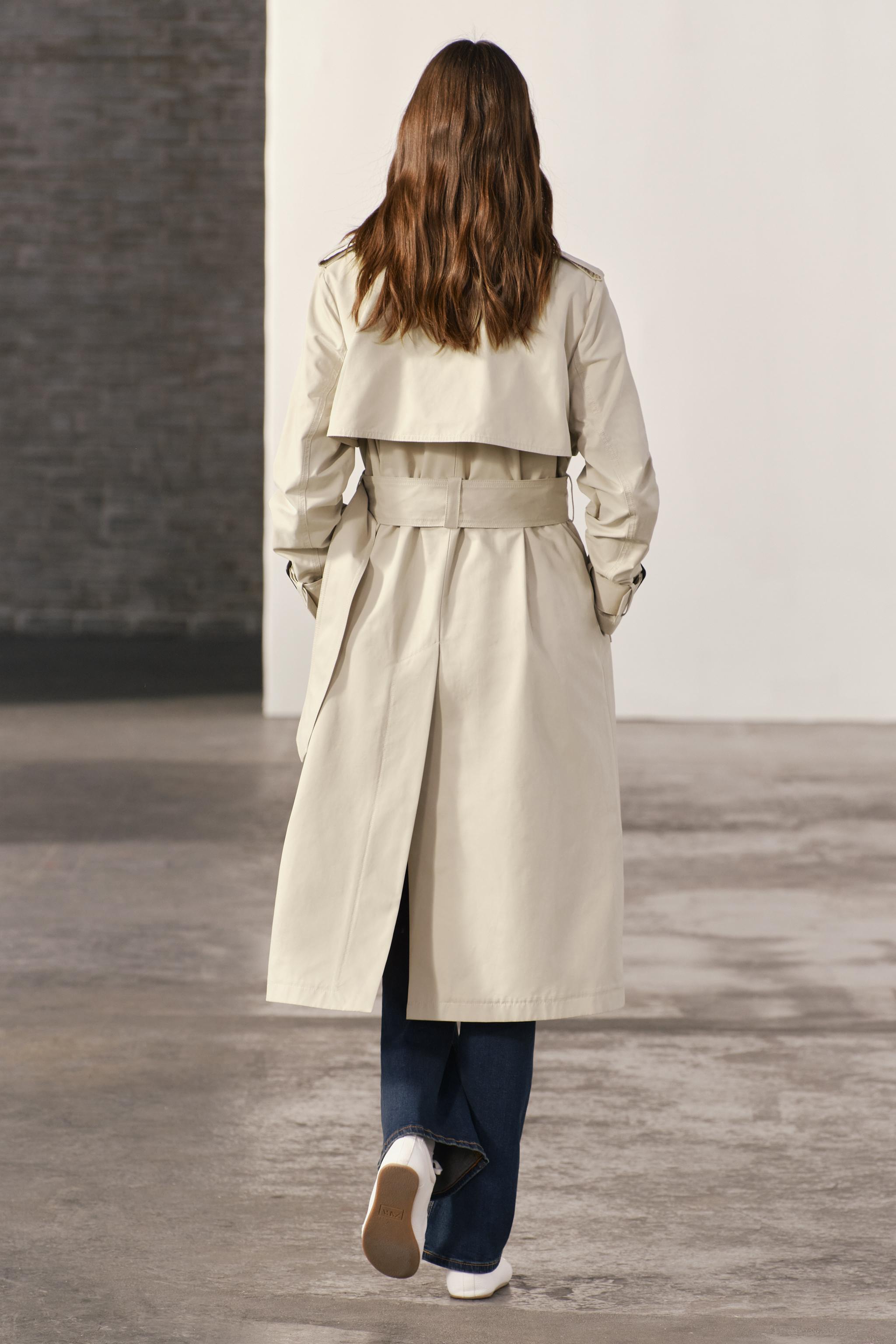 Zara ZW COLLECTION BELTED GABARDINE TRENCH | Mall of America®