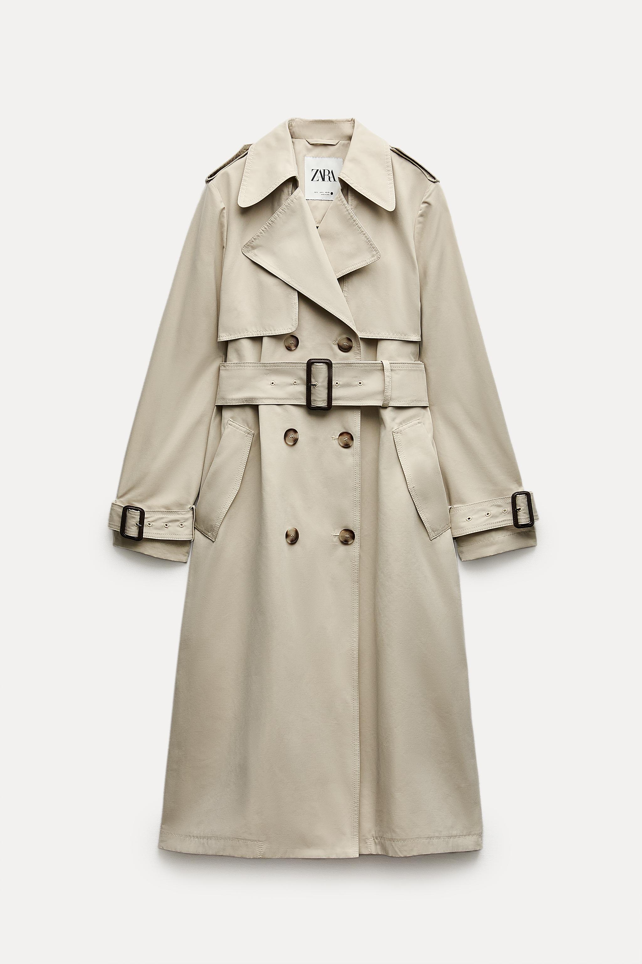 Zara ZW COLLECTION BELTED GABARDINE TRENCH | Mall of America®