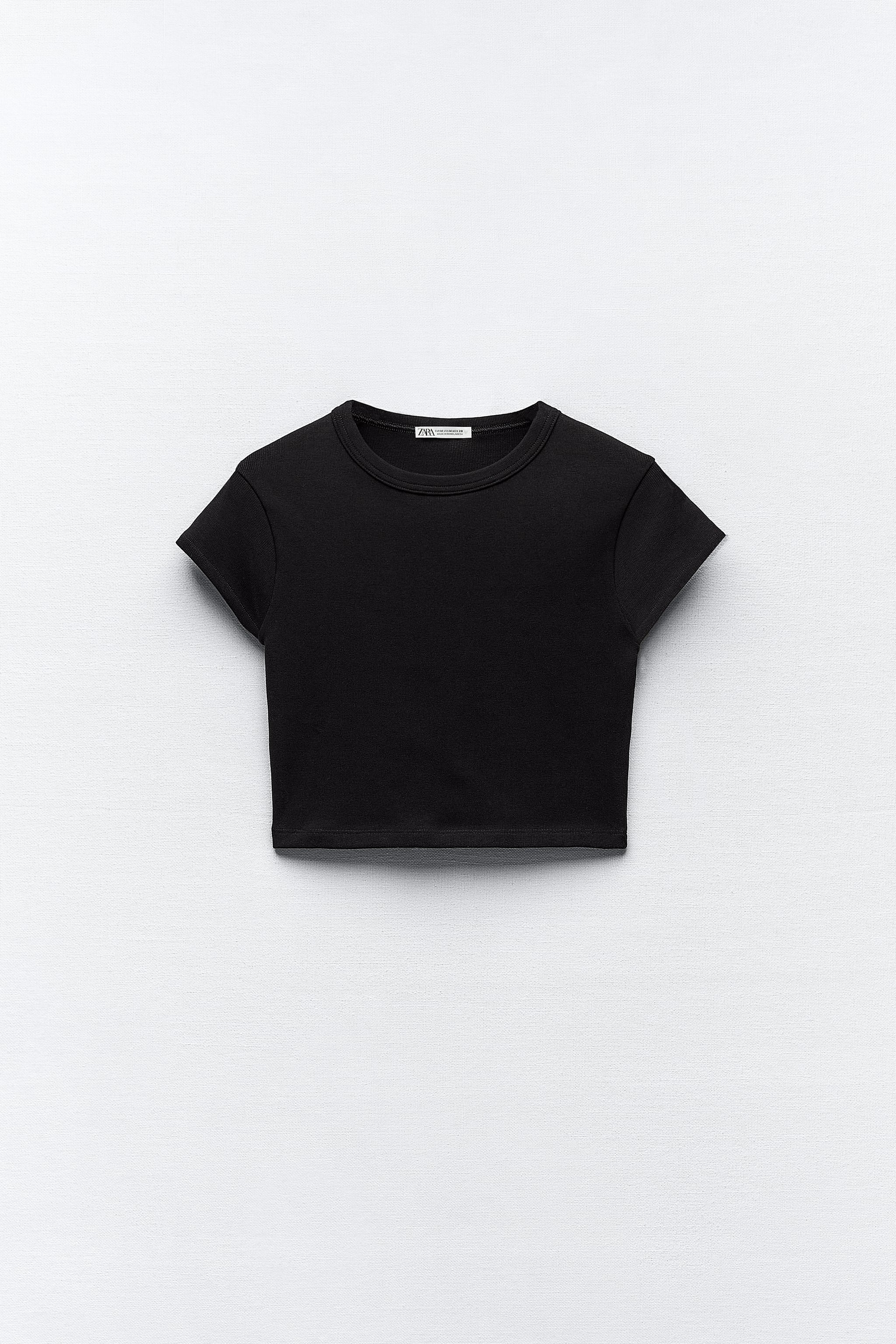 FITTED CROP T-SHIRT