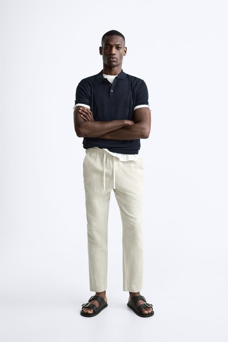 COTTON - LINEN PANTS