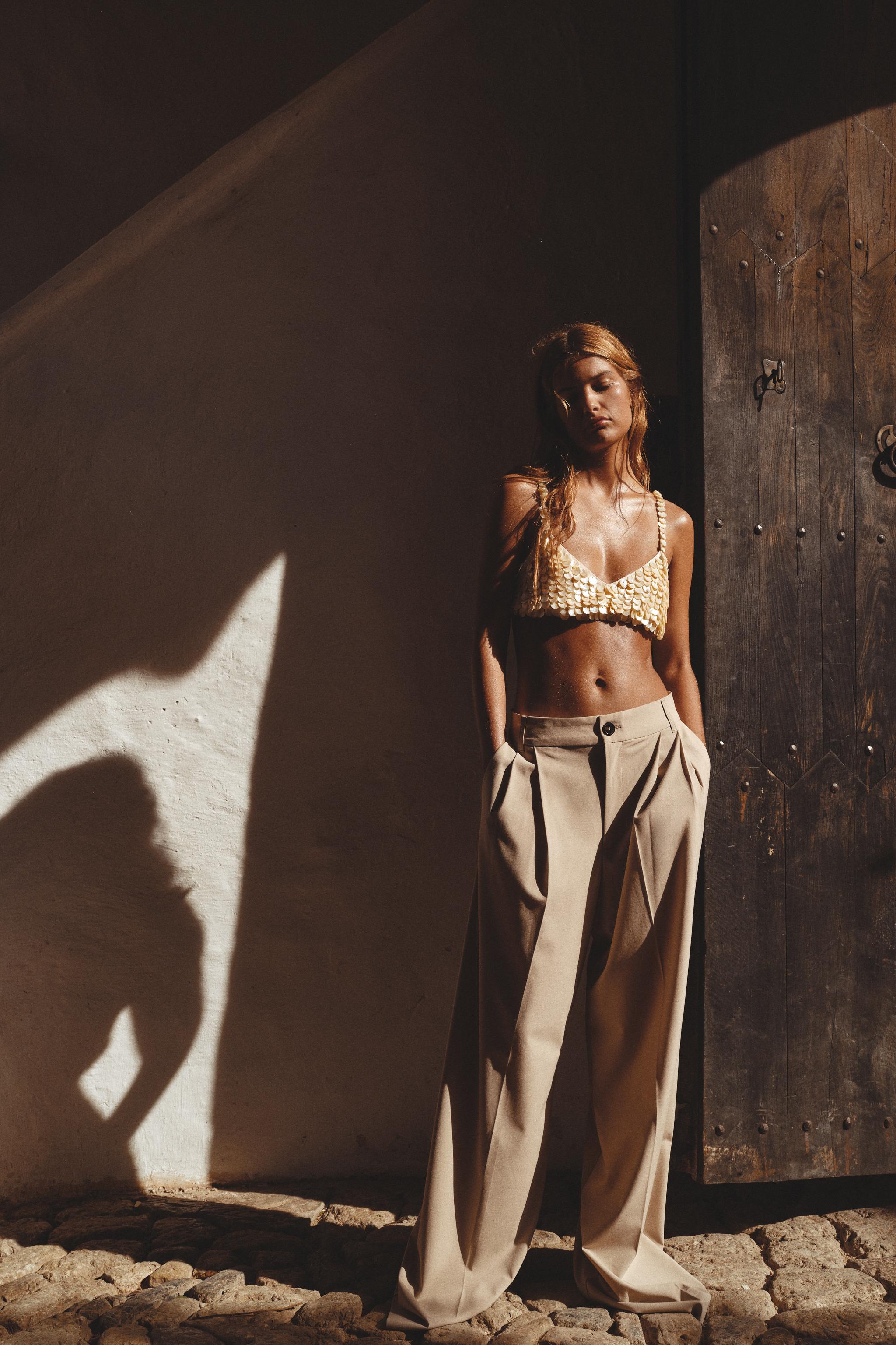 PLEATED PANTS