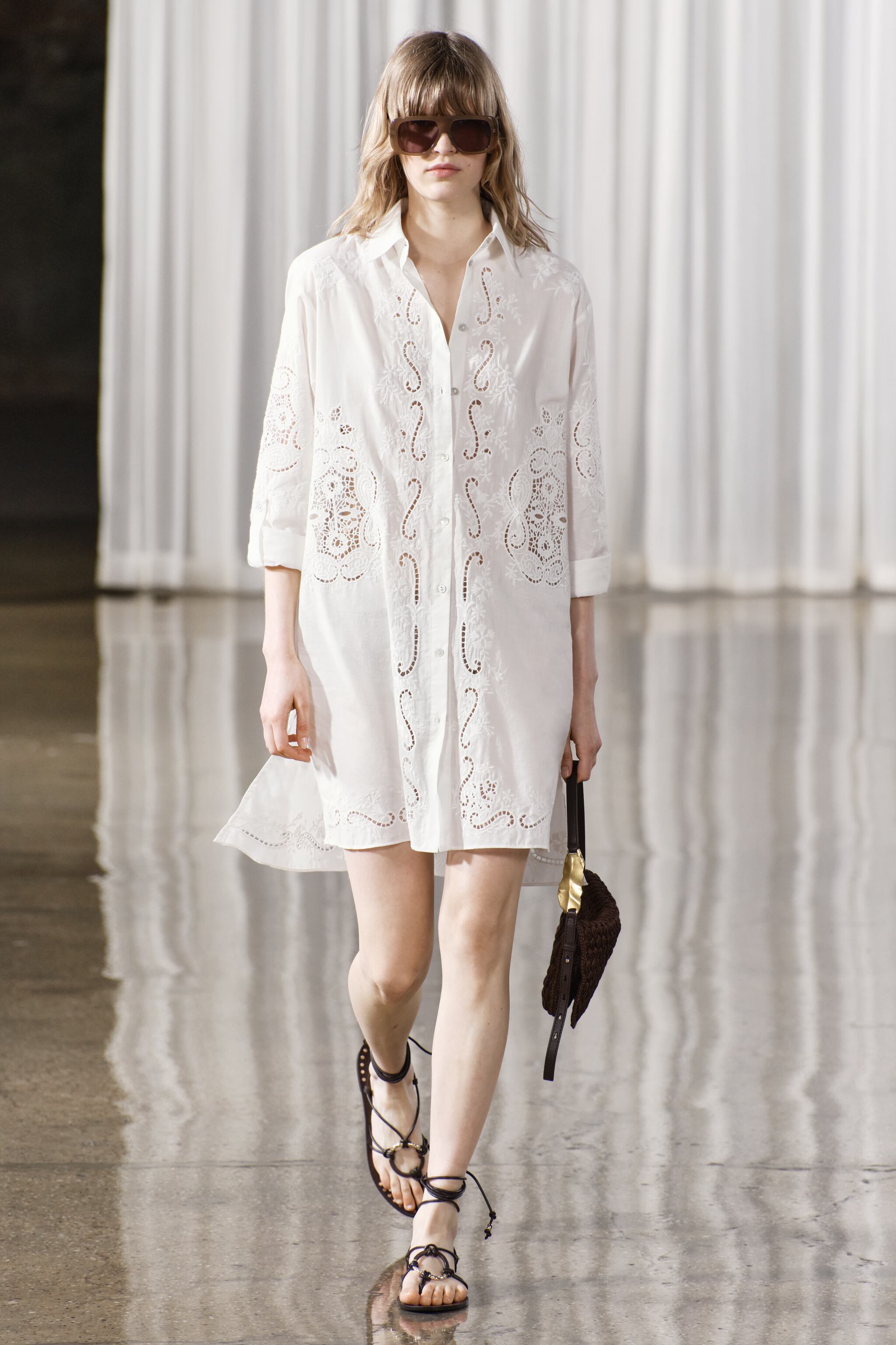 EMBROIDERED OVERSIZE SHIRT ZW COLLECTION