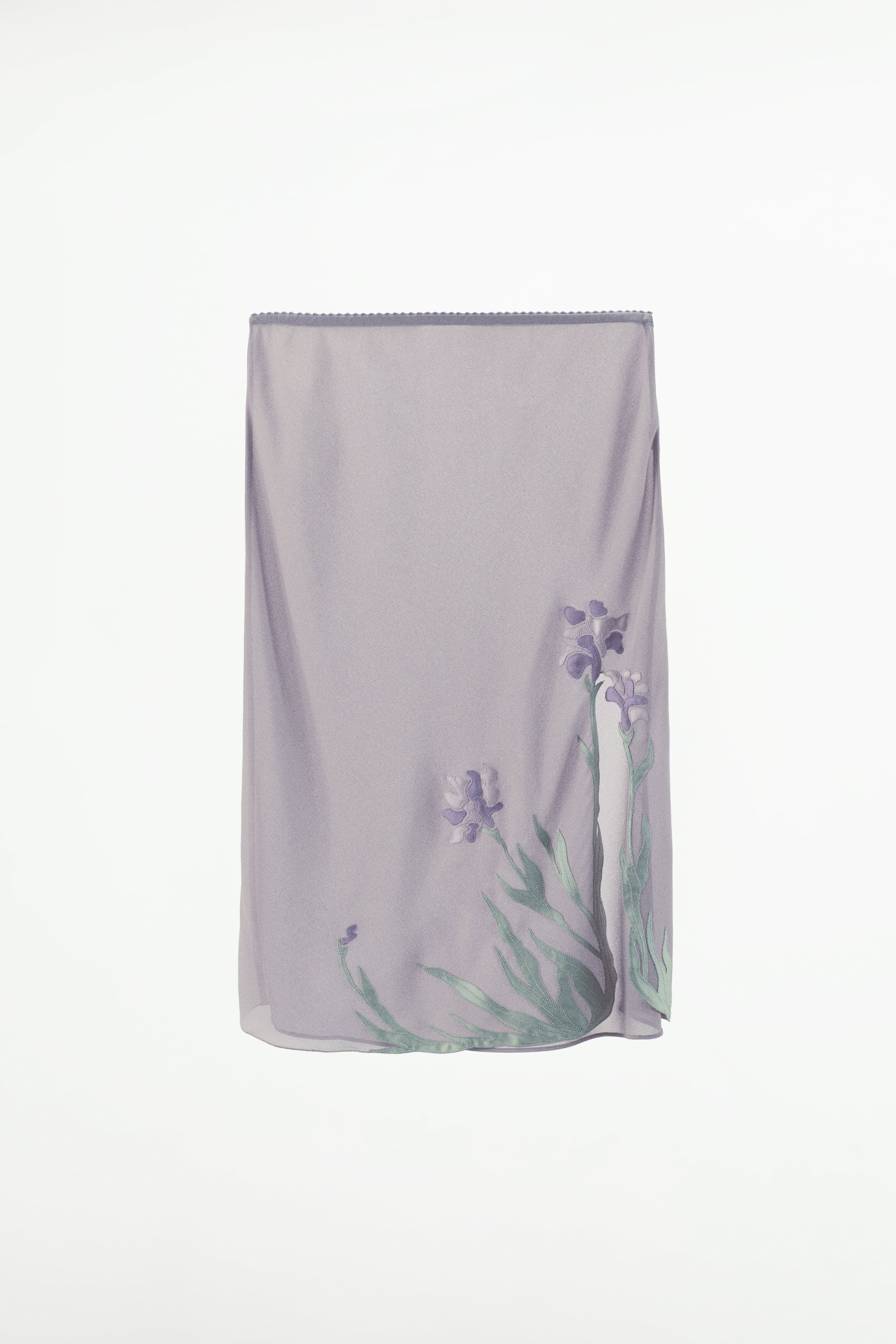 FLORAL EMBROIDERY SKIRT