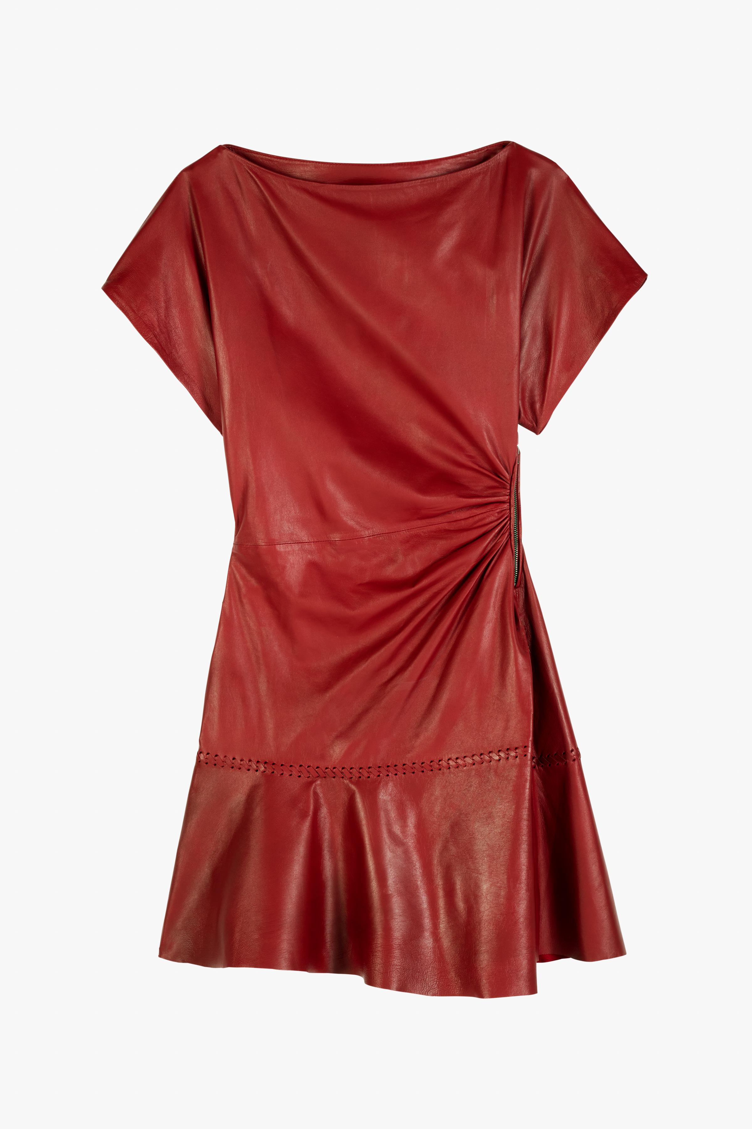 Compare DRAPED LEATHER DRESS LIMITED EDITION | Mall of America Compare DRAPED LEATHER DRESS LIMITED EDITION | Mall of America